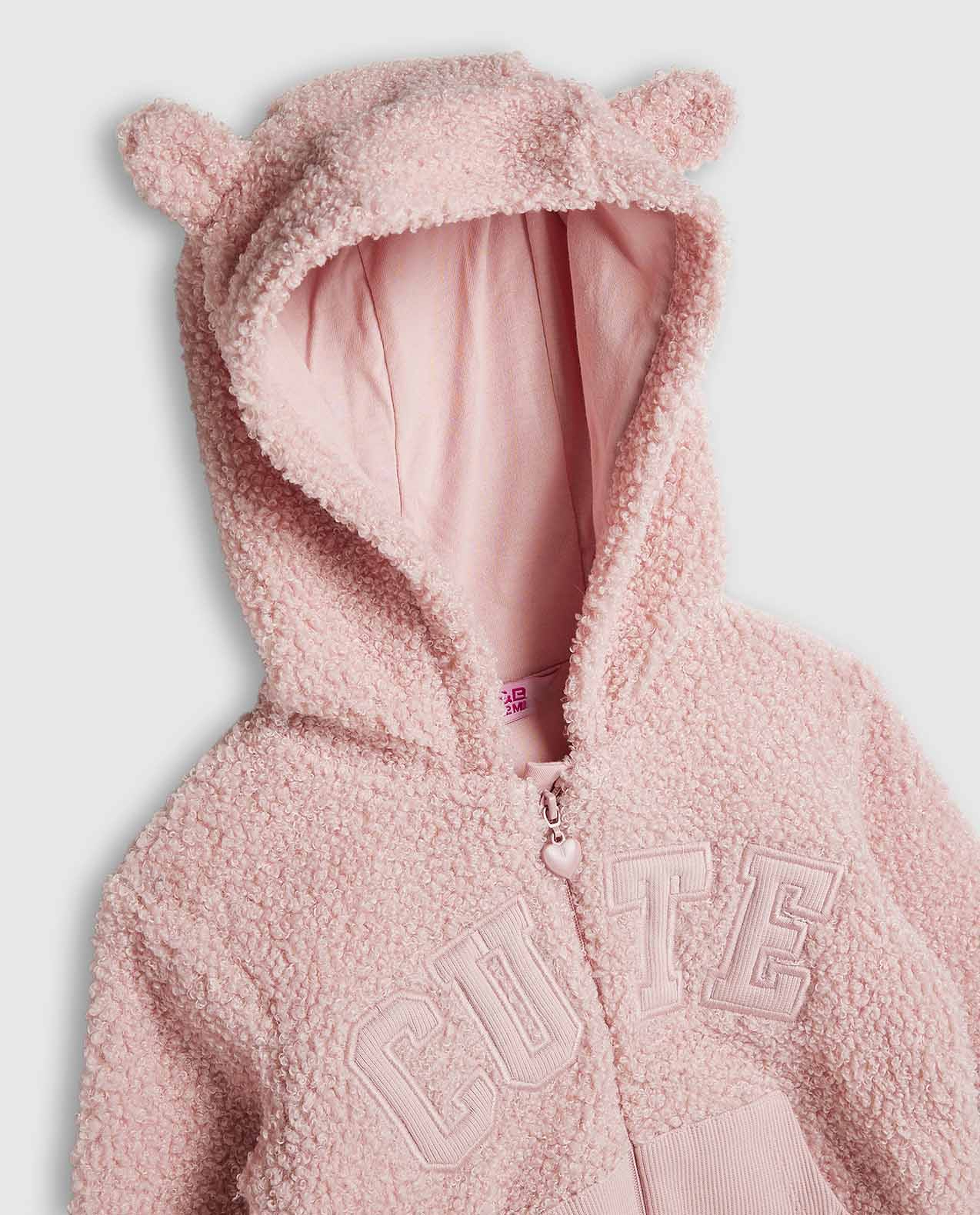 Embroidered Hooded Clothing Set