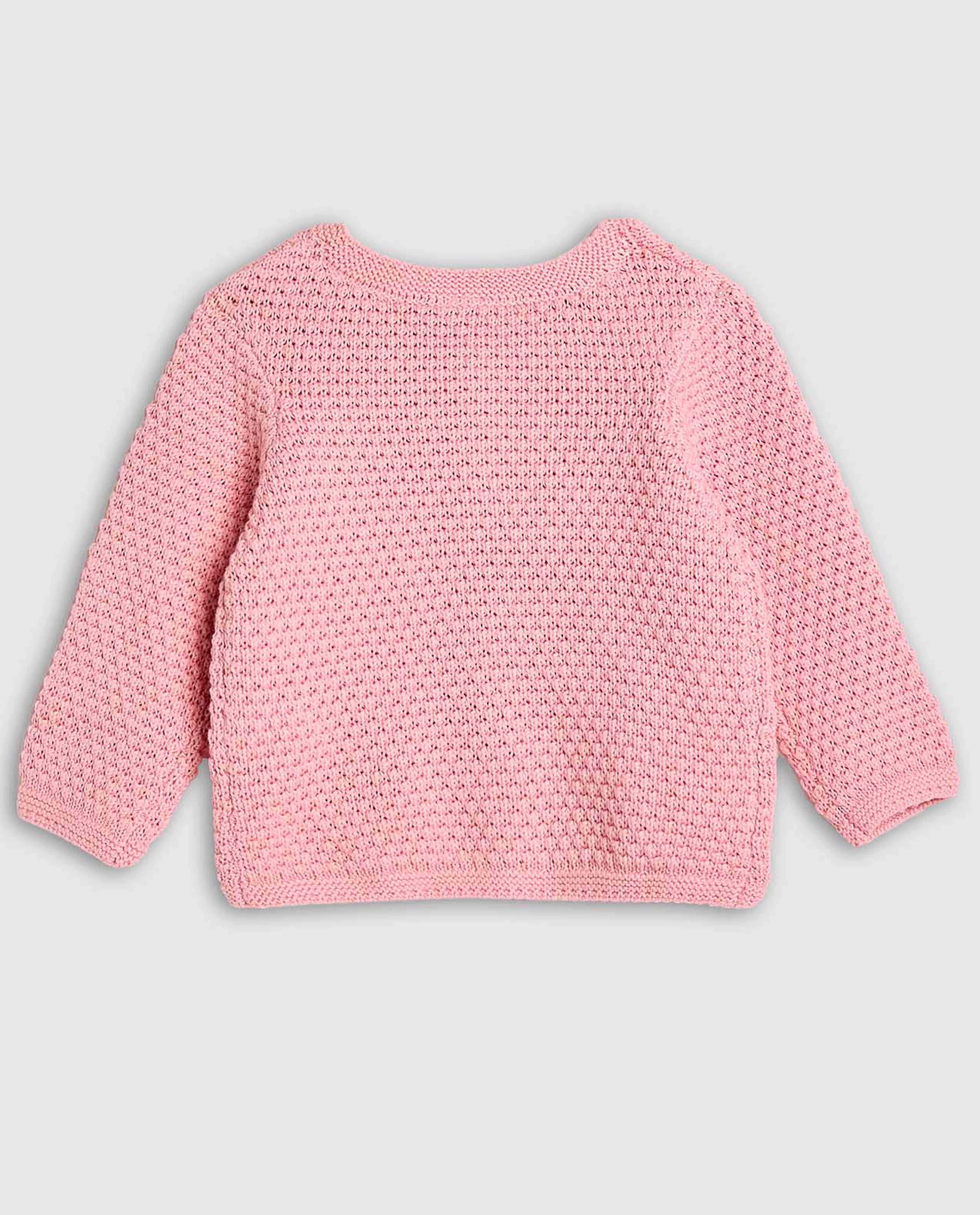 Knitted Cardigan with Button Closure