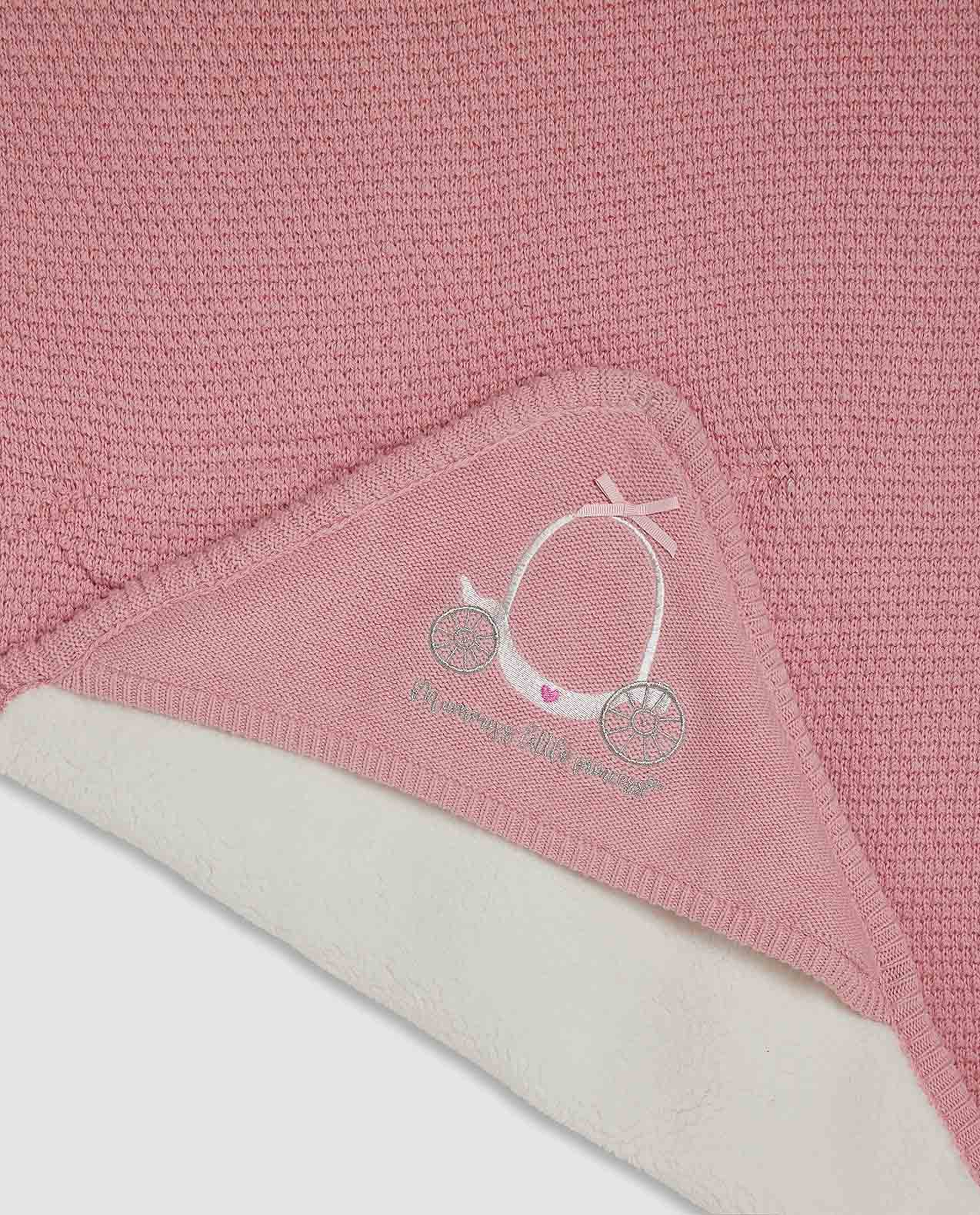 Newborn Embroidered Hooded Wrap/ Blanket