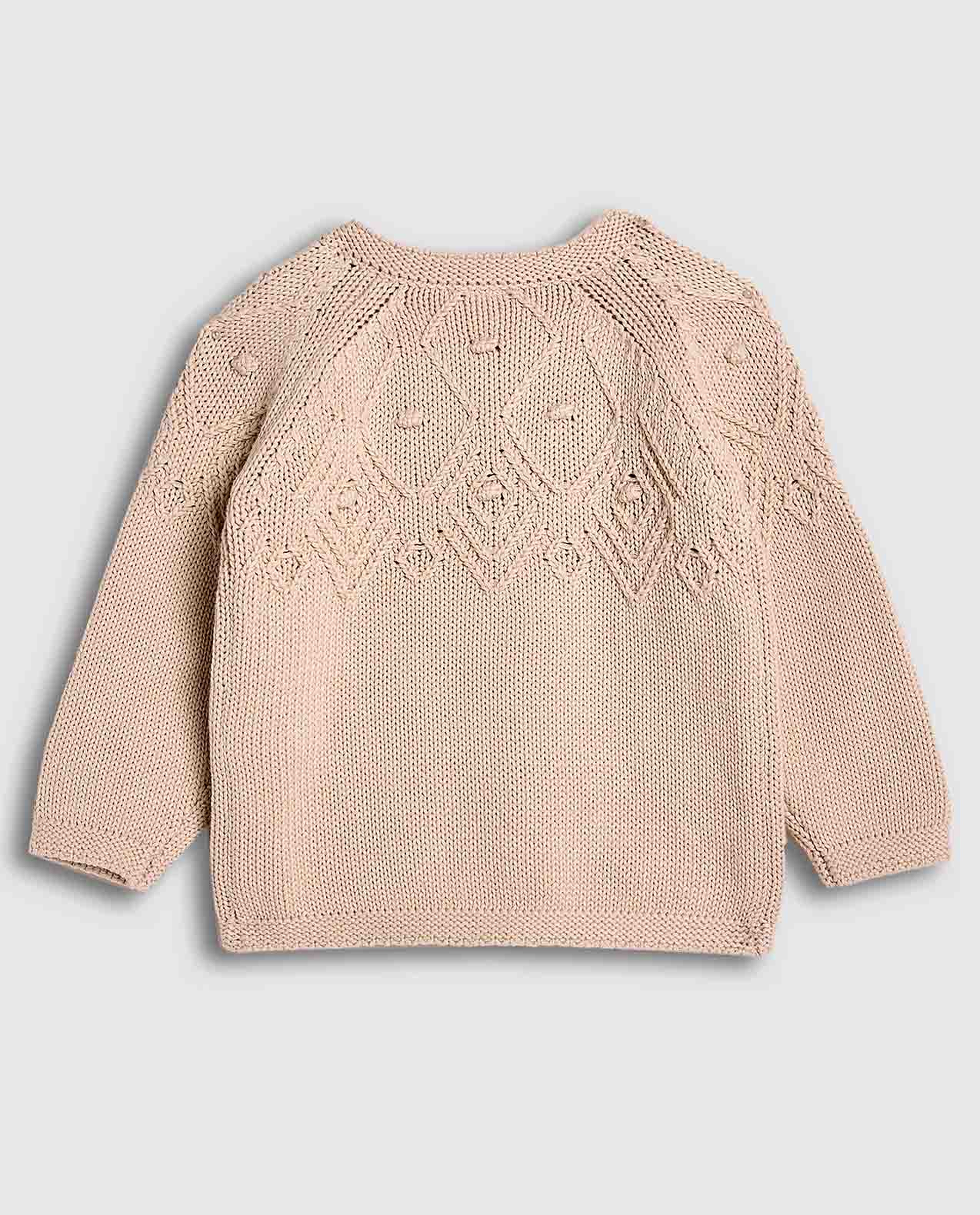 Knitted Cardigan with Button Closure