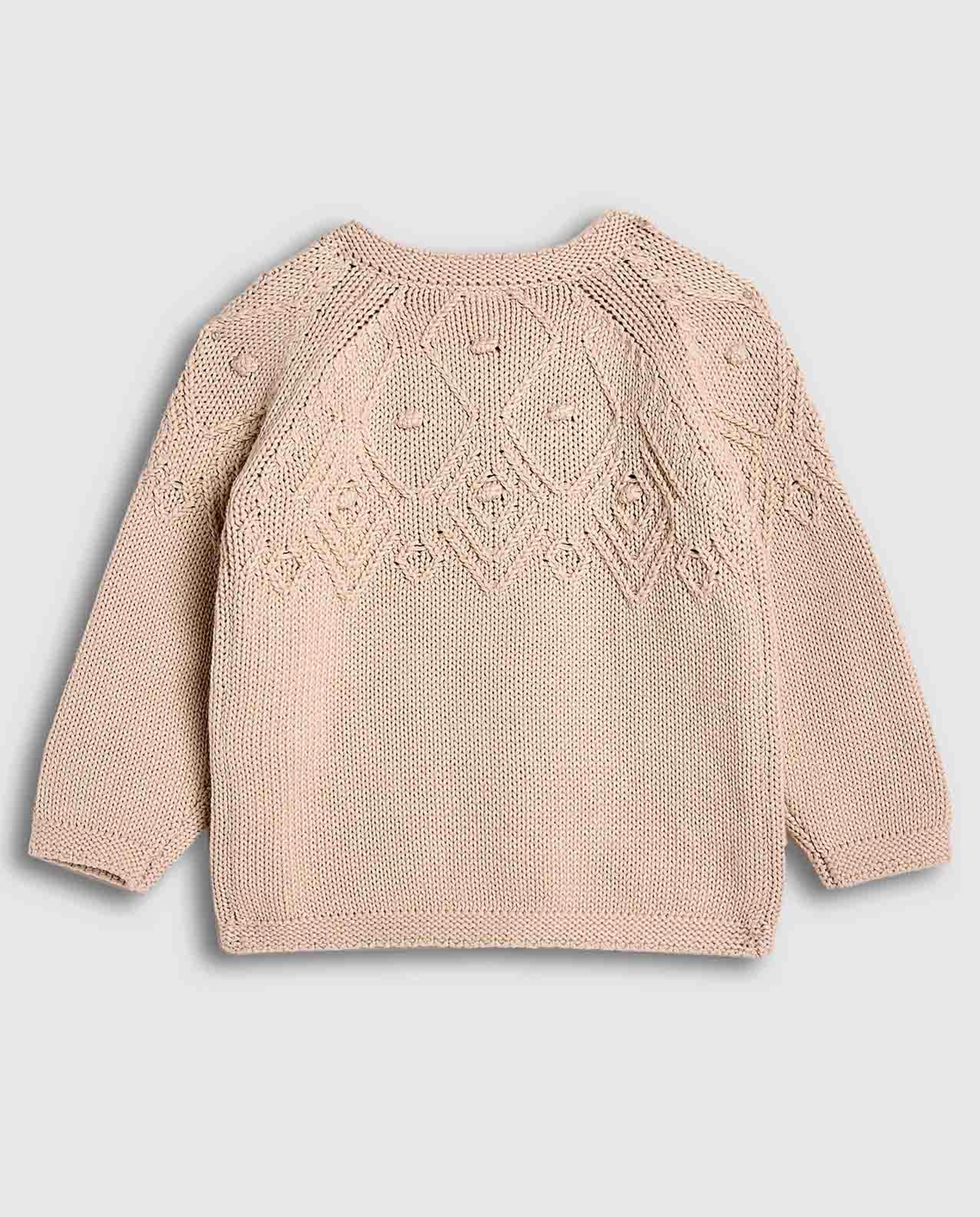 Knitted Cardigan with Button Closure