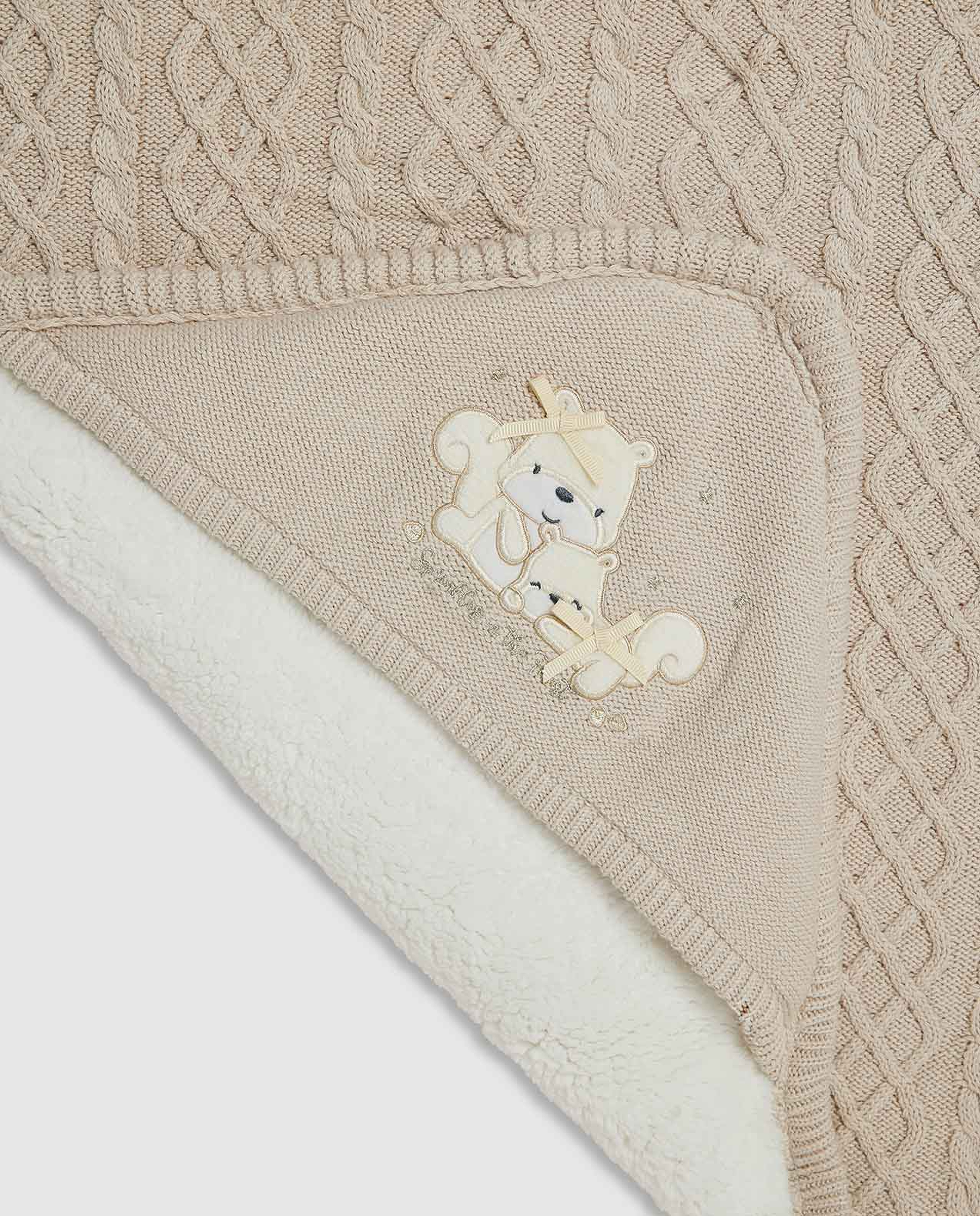 Newborn Embroidered Hooded Wrap/ Blanket