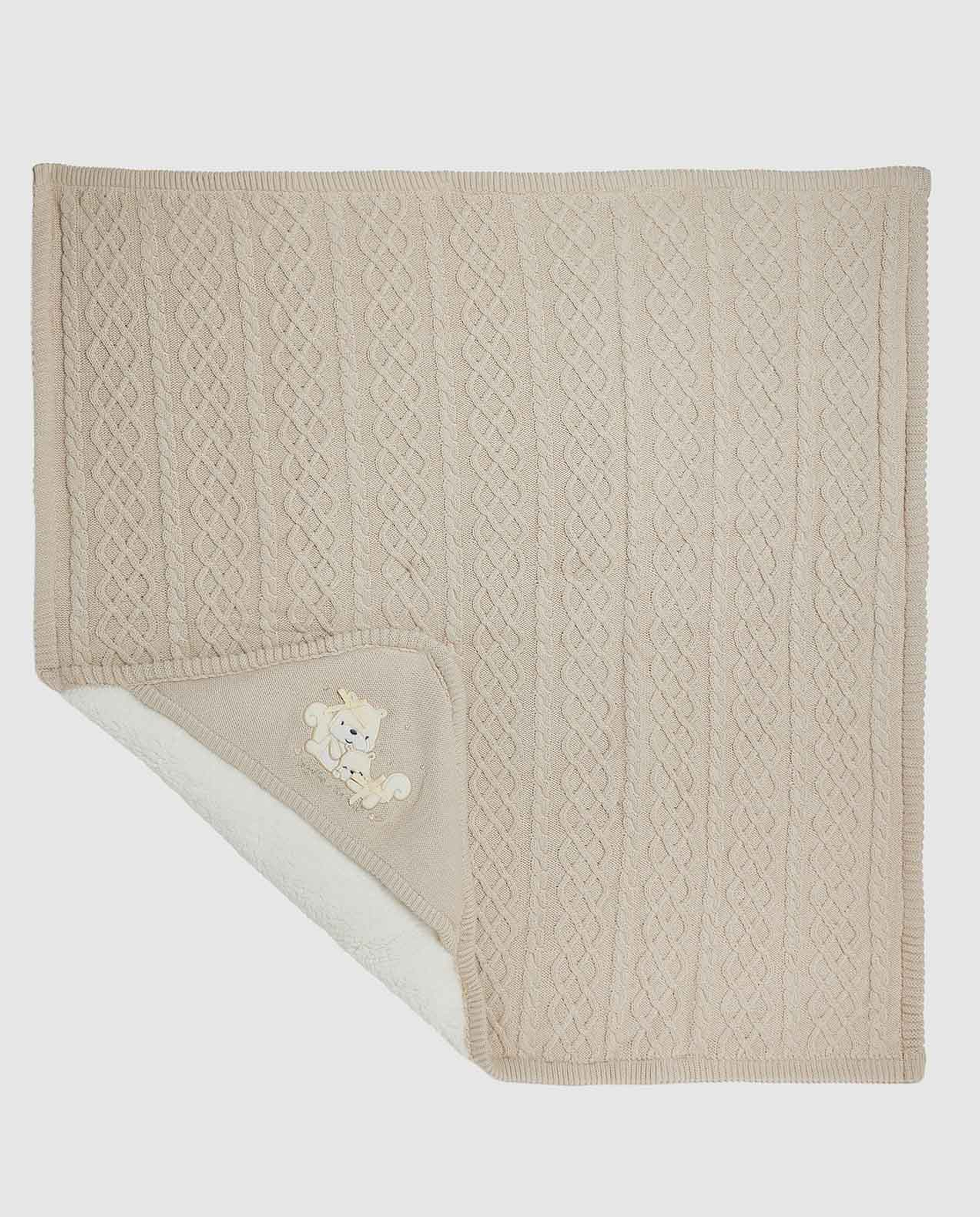 Newborn Embroidered Hooded Wrap/ Blanket