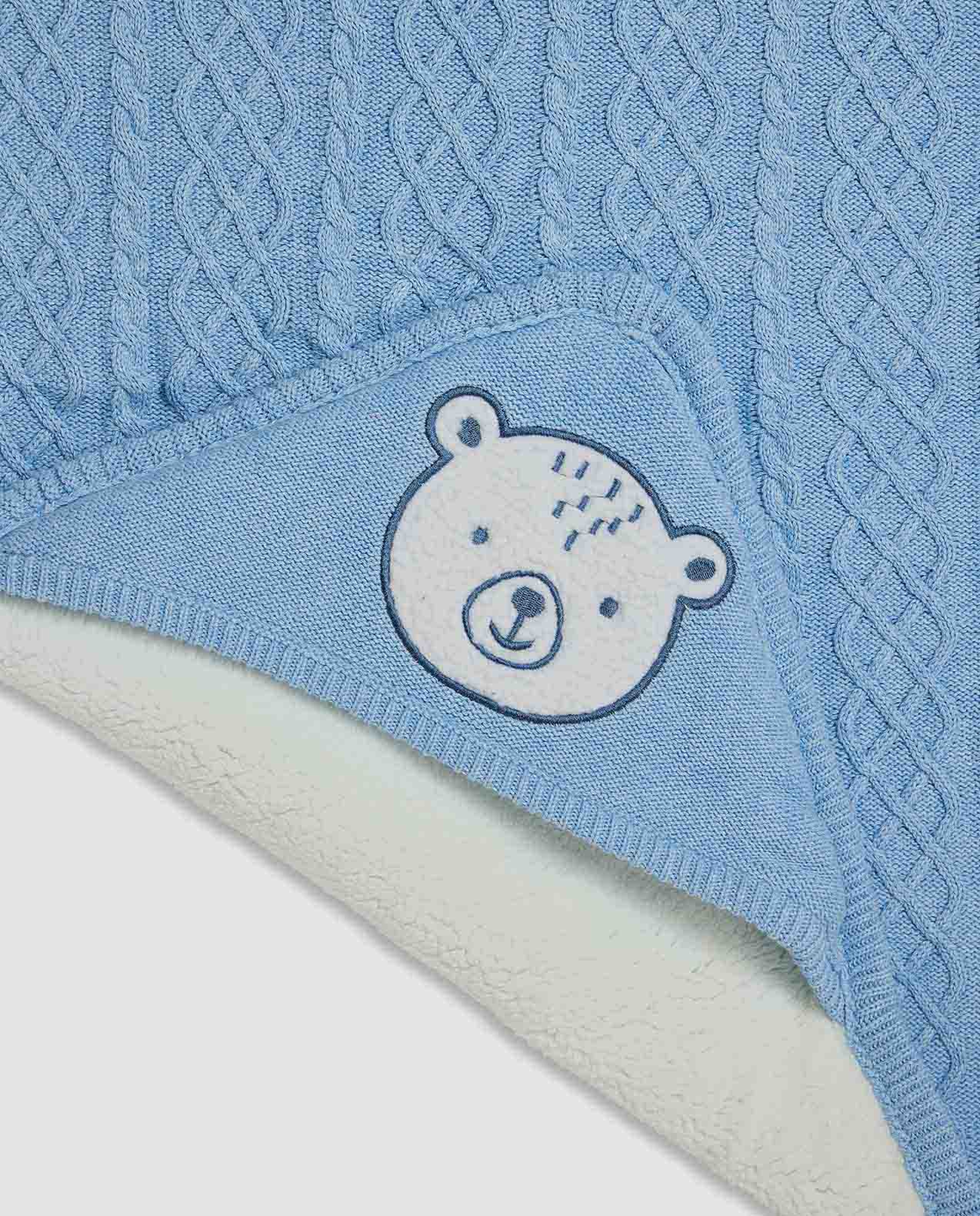 Newborn Embroidered Hooded Wrap/ Blanket