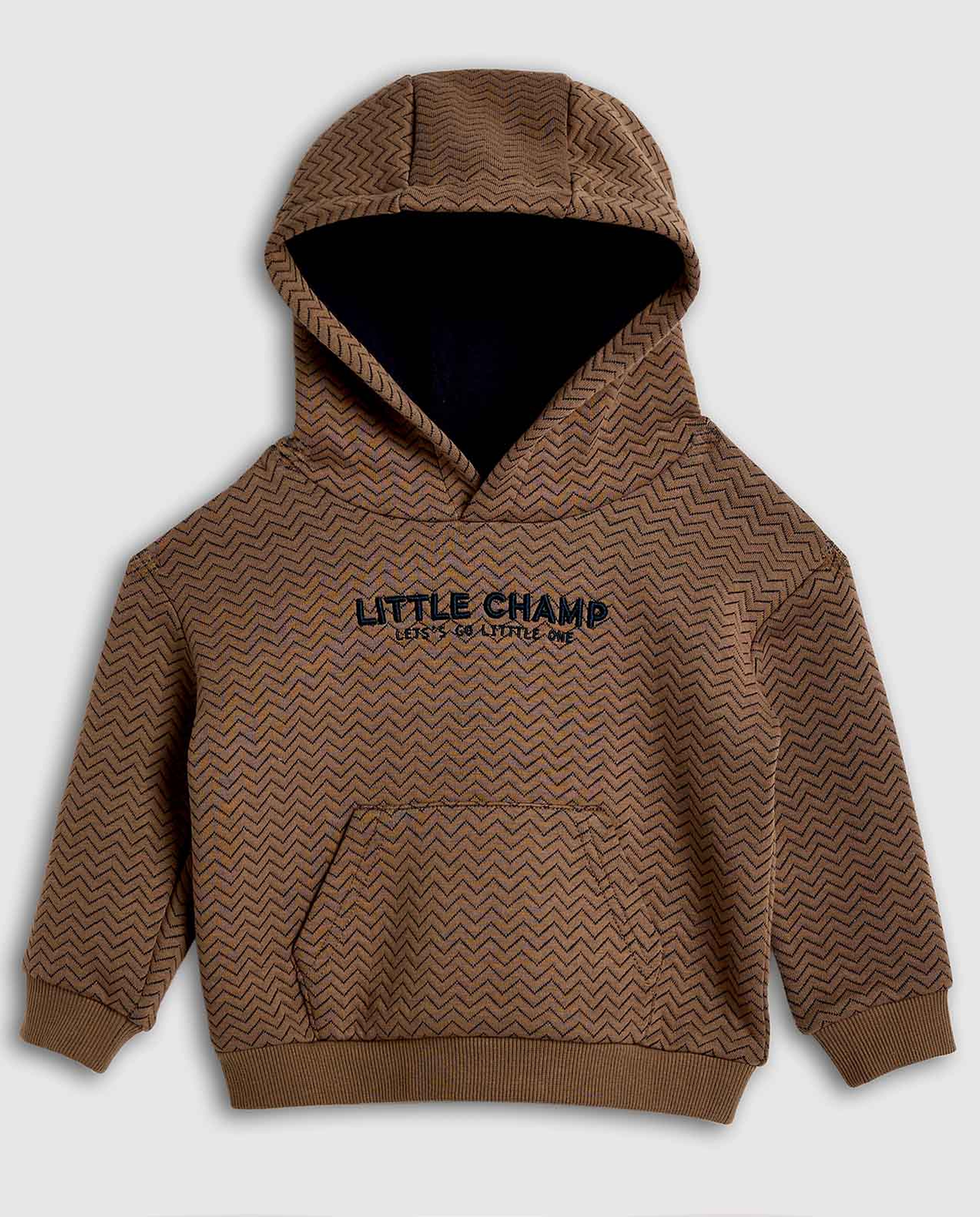 Patterned Hooded Clothing Set