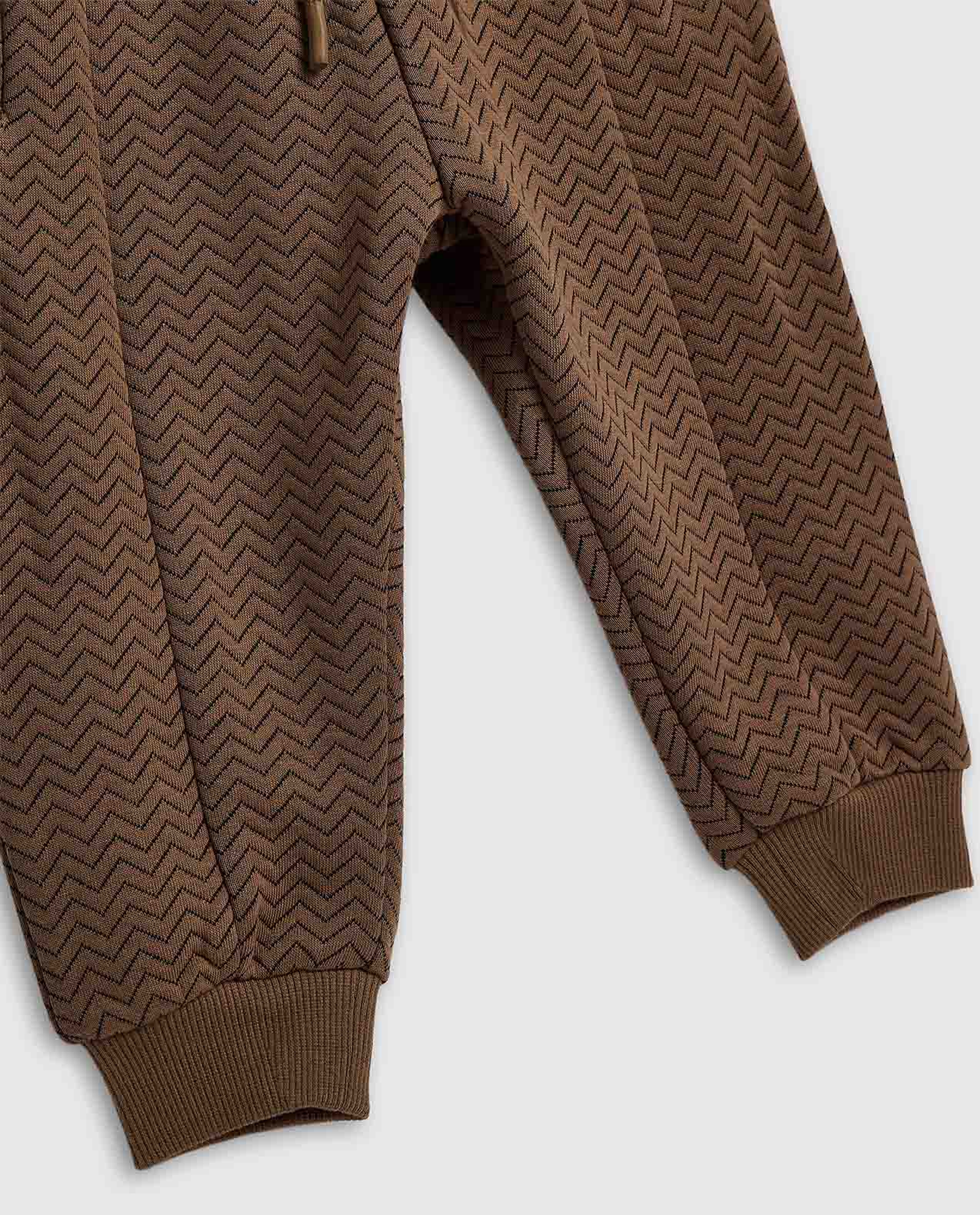 Patterned Hooded Clothing Set