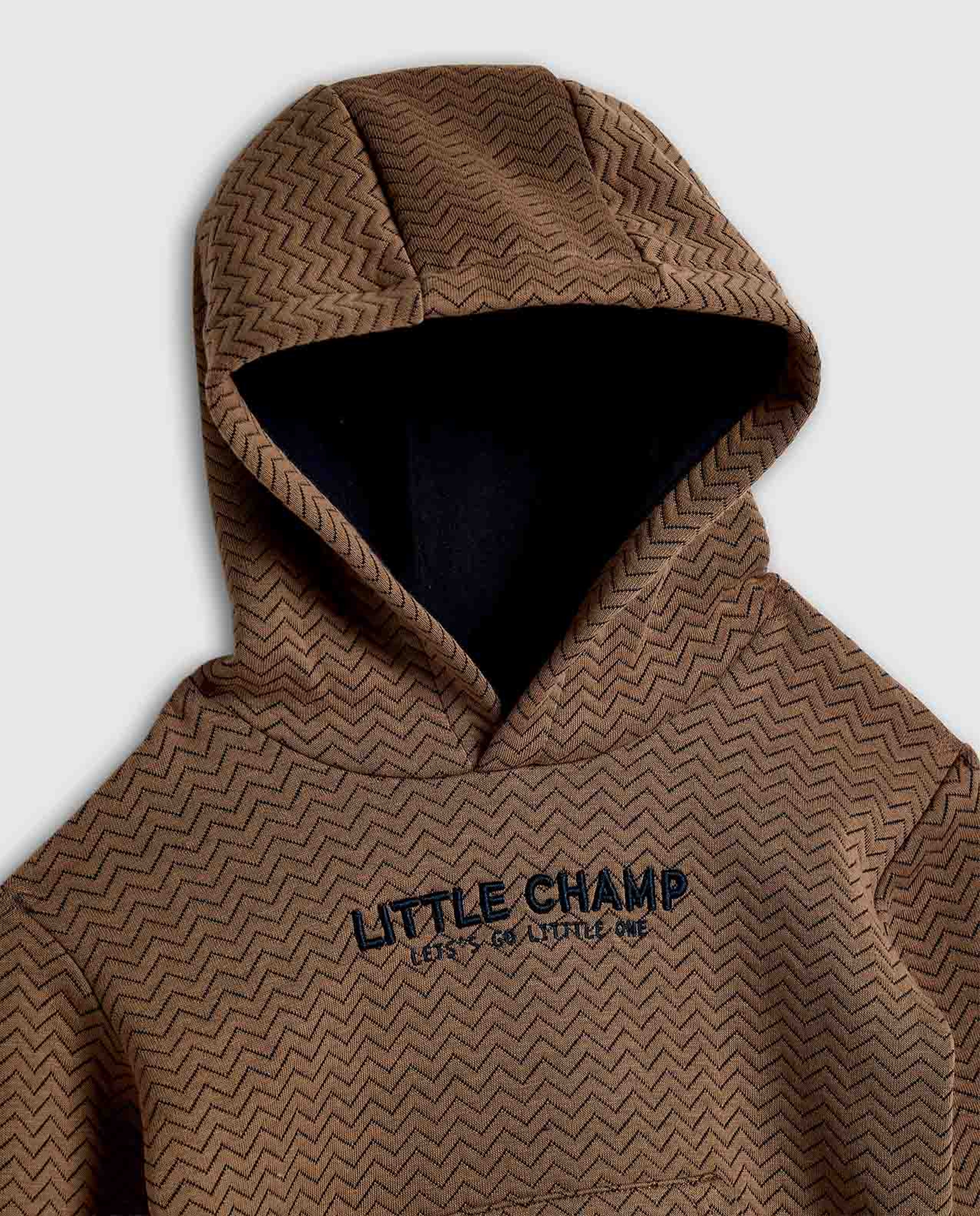 Patterned Hooded Clothing Set