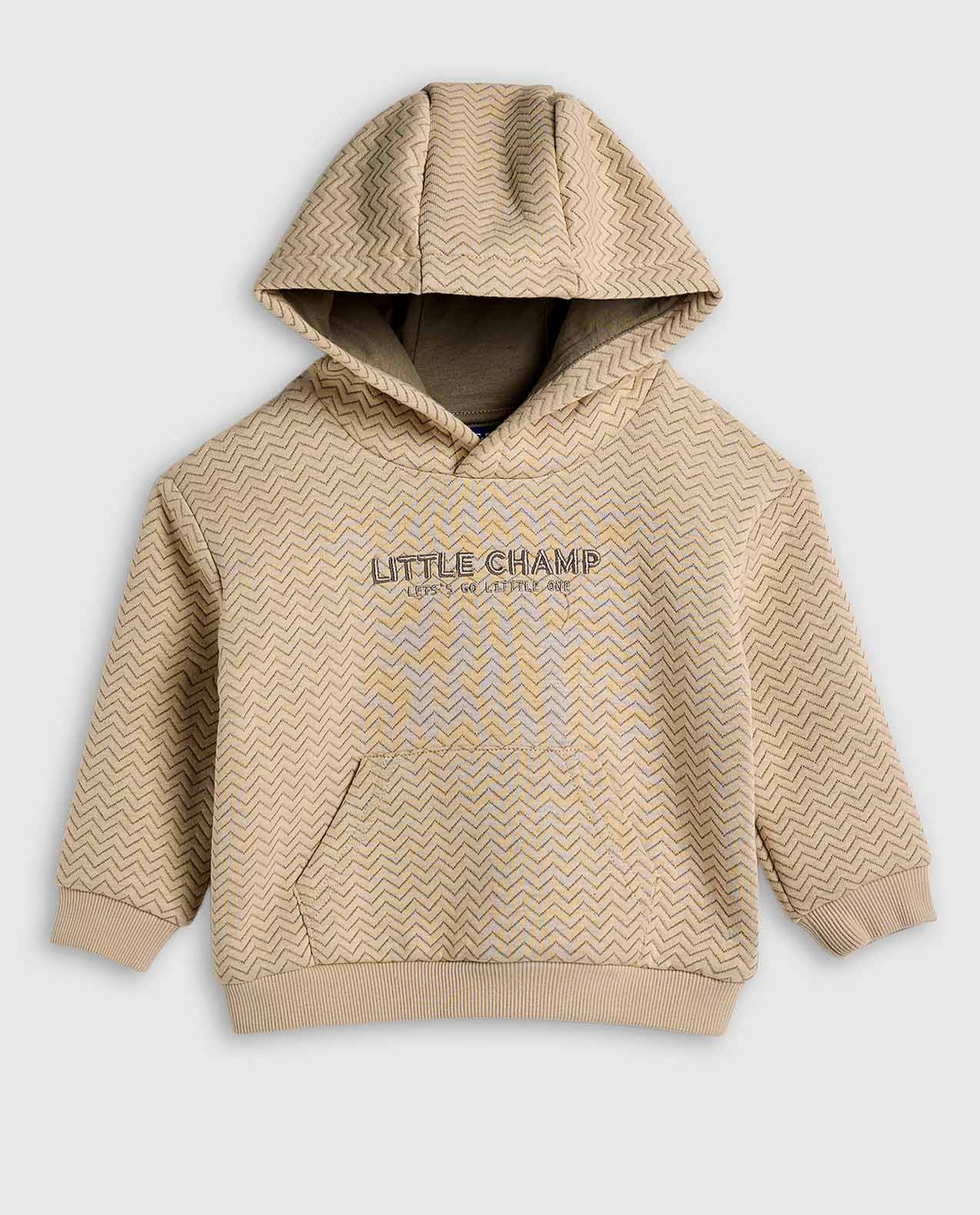 Patterned Hooded Clothing Set