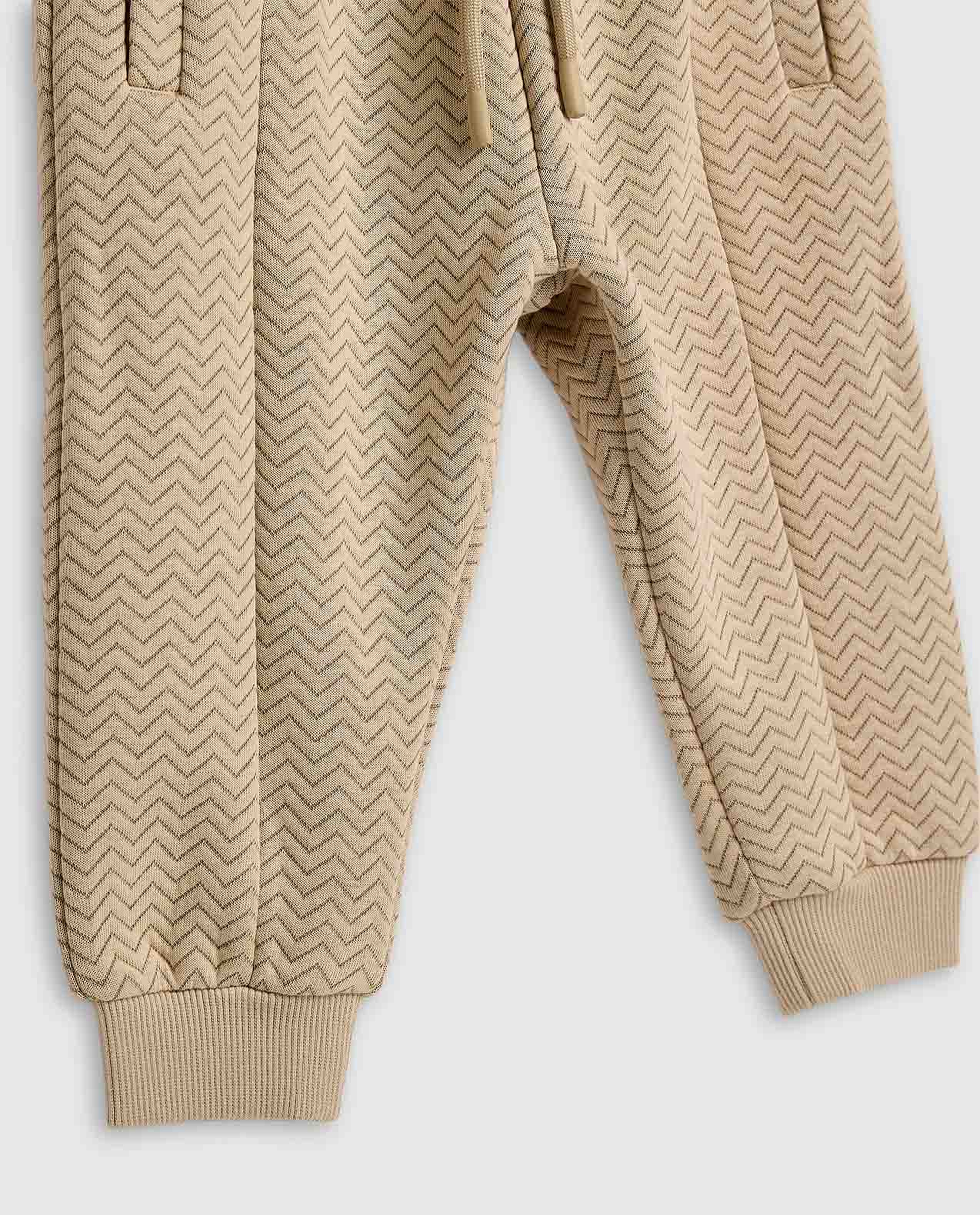 Patterned Hooded Clothing Set