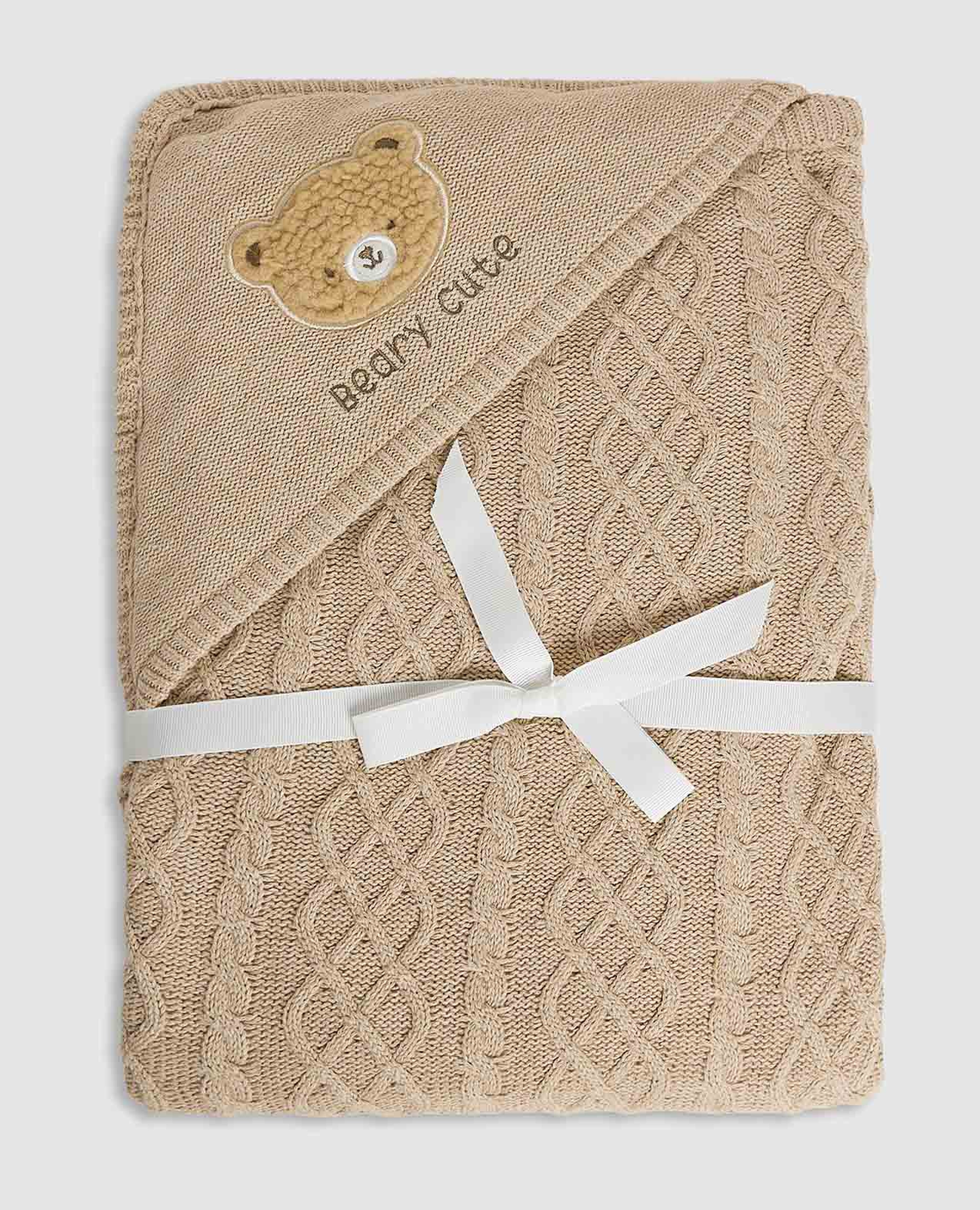 بطانية / لفّة بهودي مطرز لحديثي الولادة