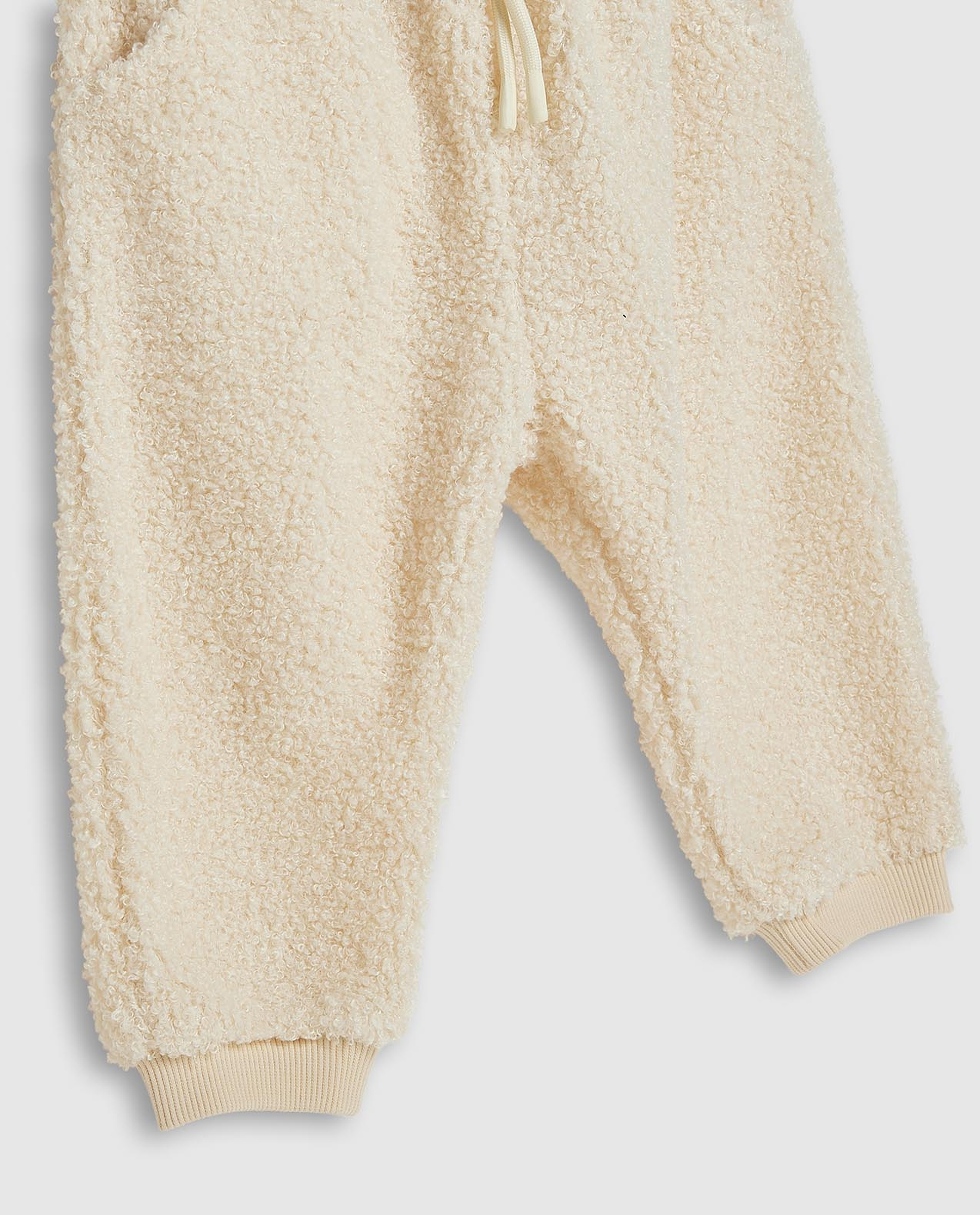 Textured Hooded Clothing Set