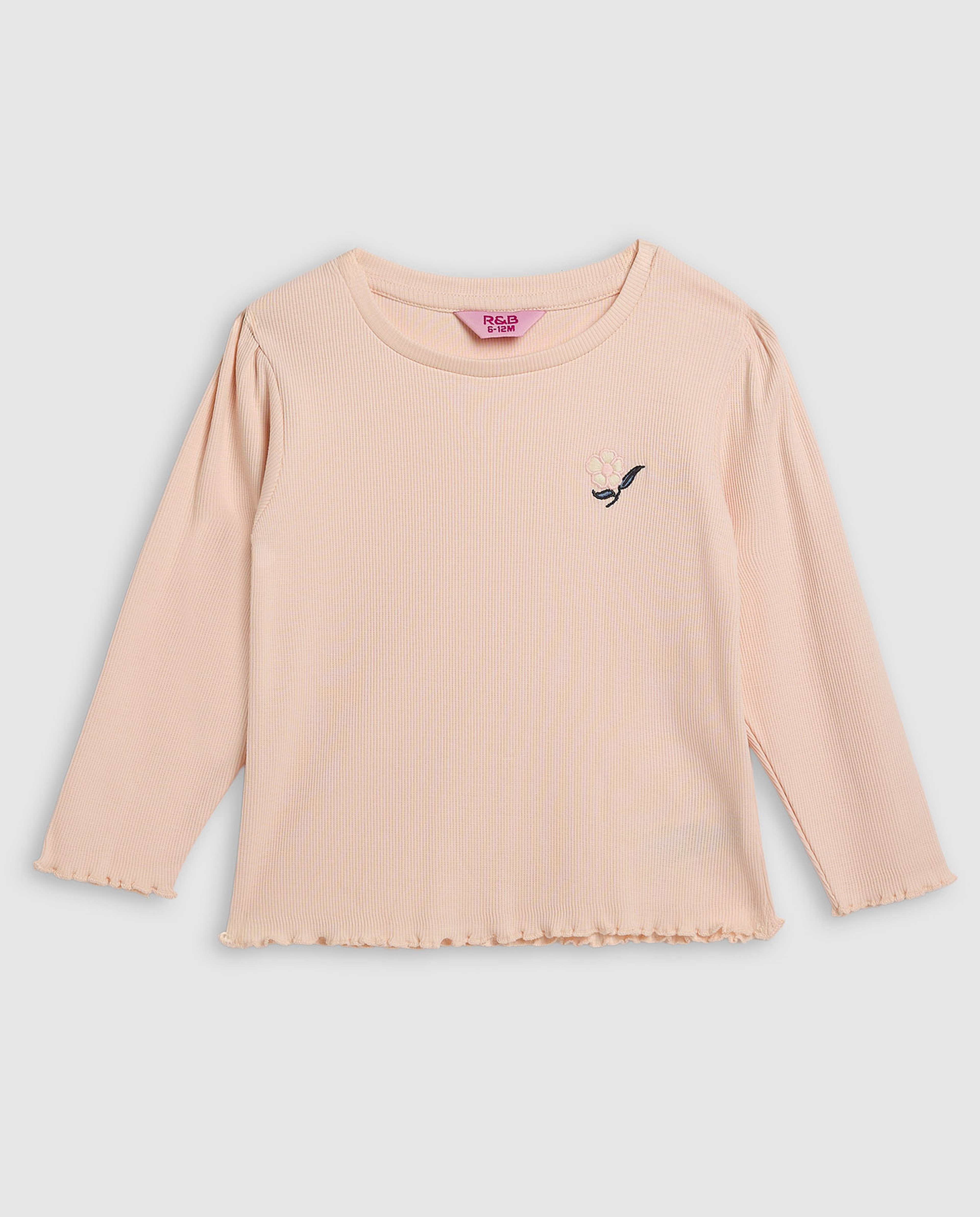 2 Pack Printed Tops with Long Sleeves