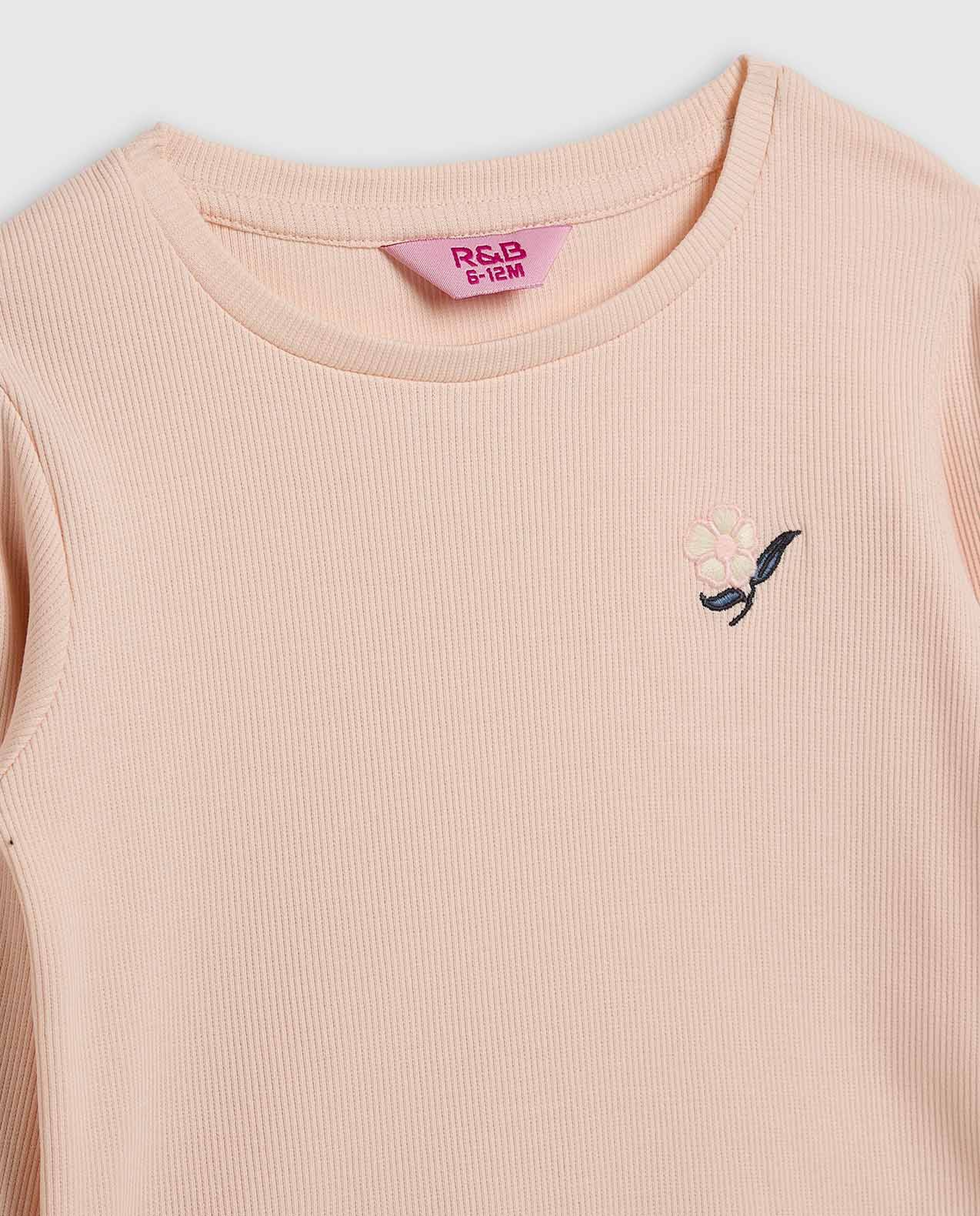 2 Pack Printed Tops with Long Sleeves