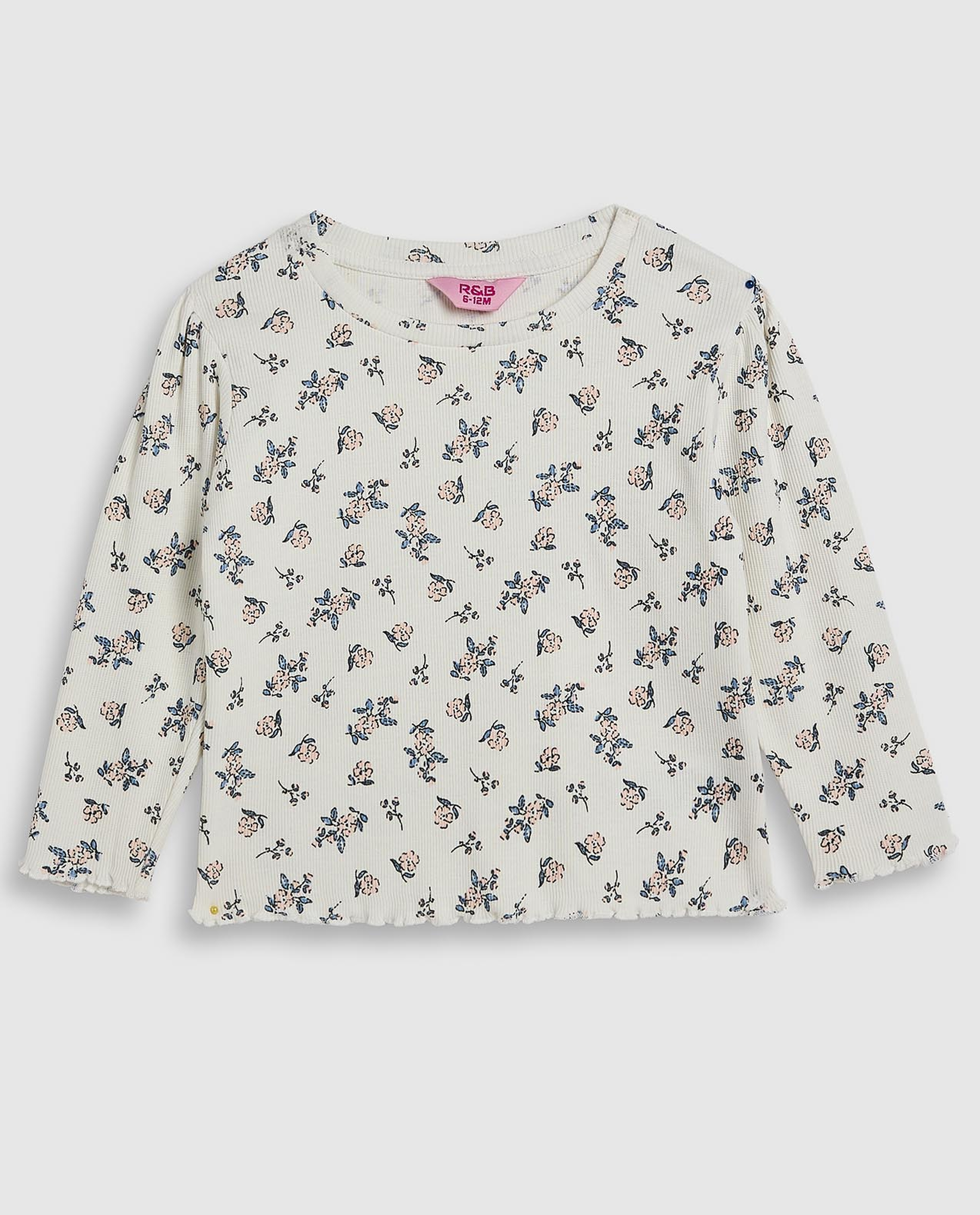 2 Pack Printed Tops with Long Sleeves