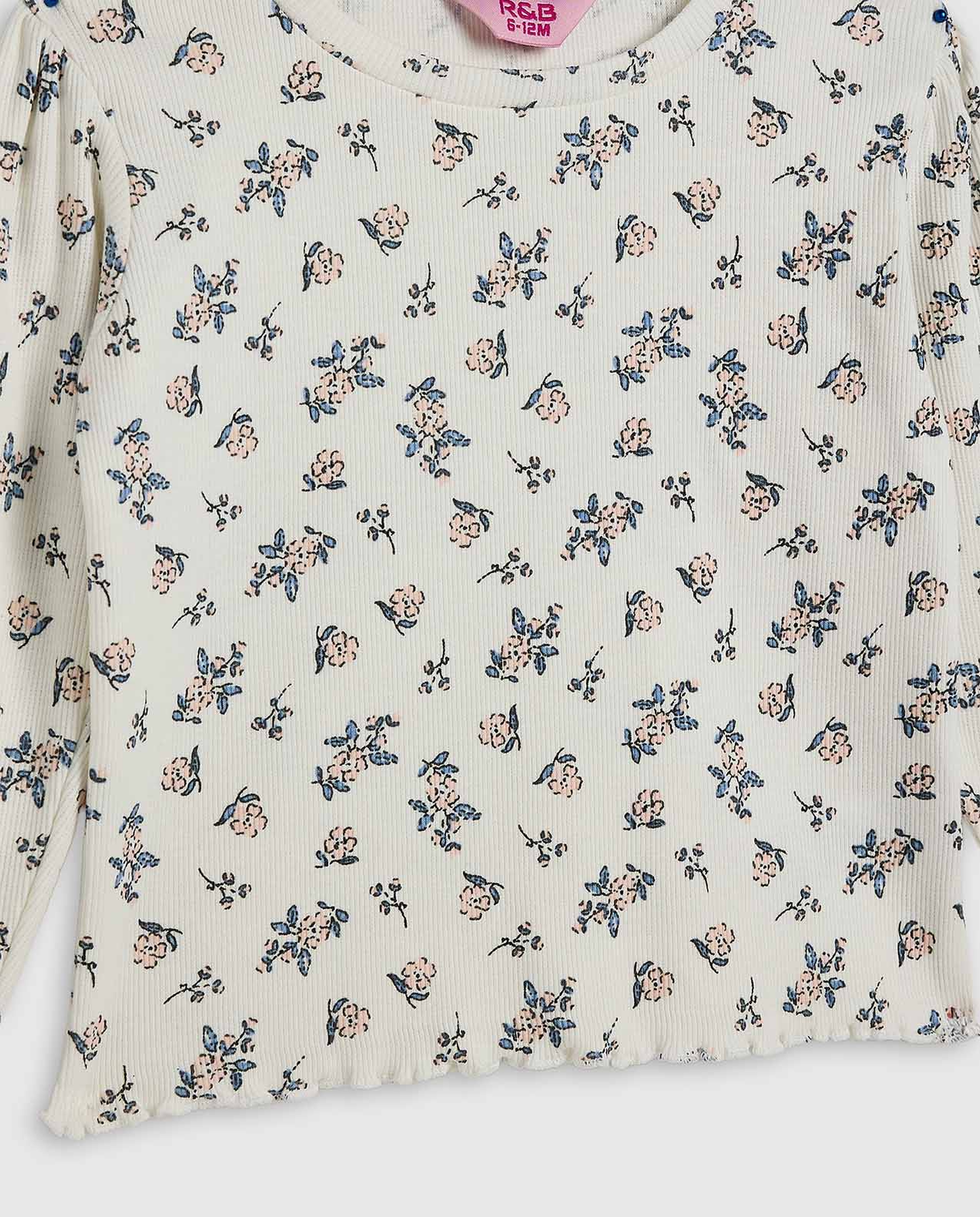 2 Pack Printed Tops with Long Sleeves