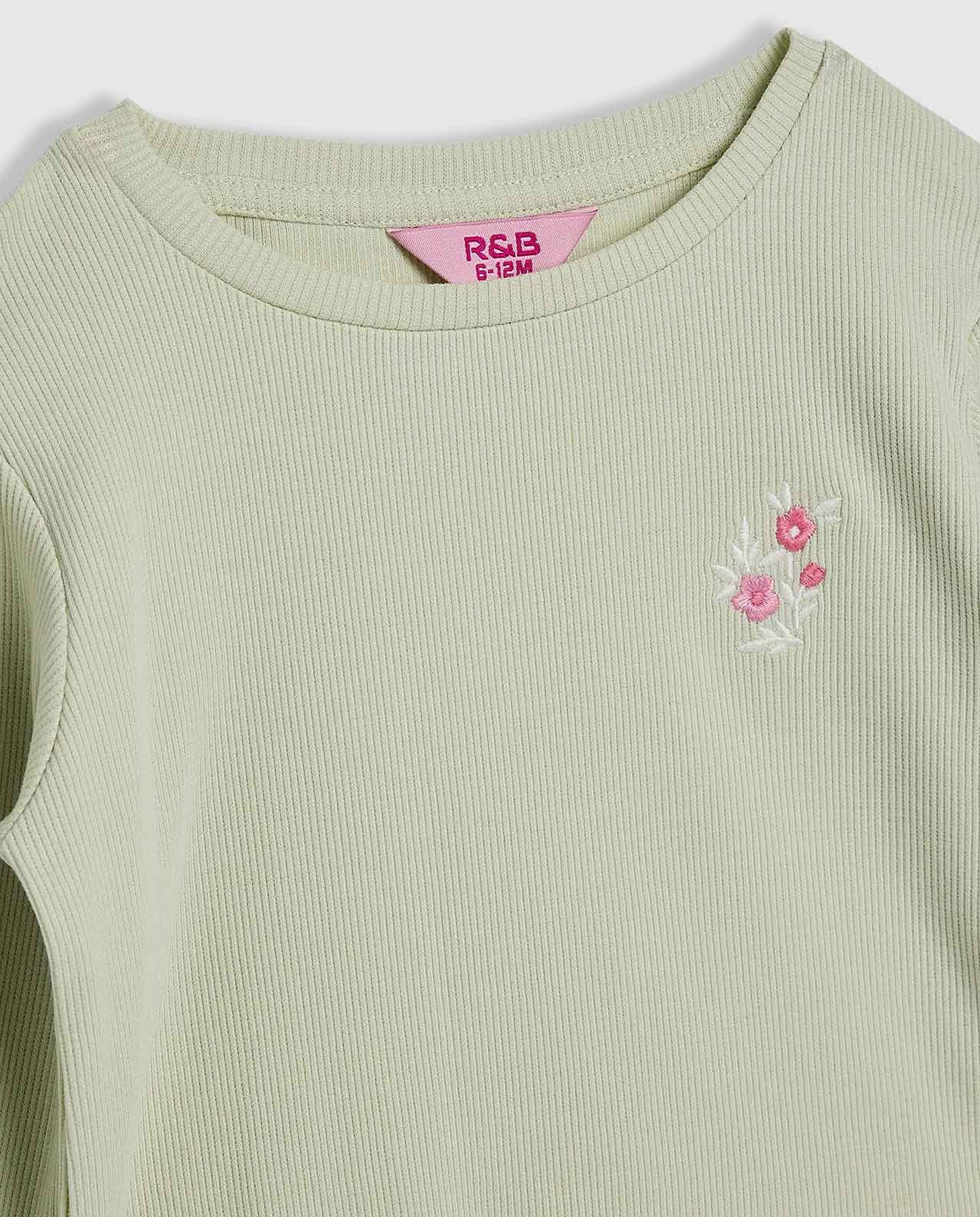 2 Pack Printed Tops with Long Sleeves