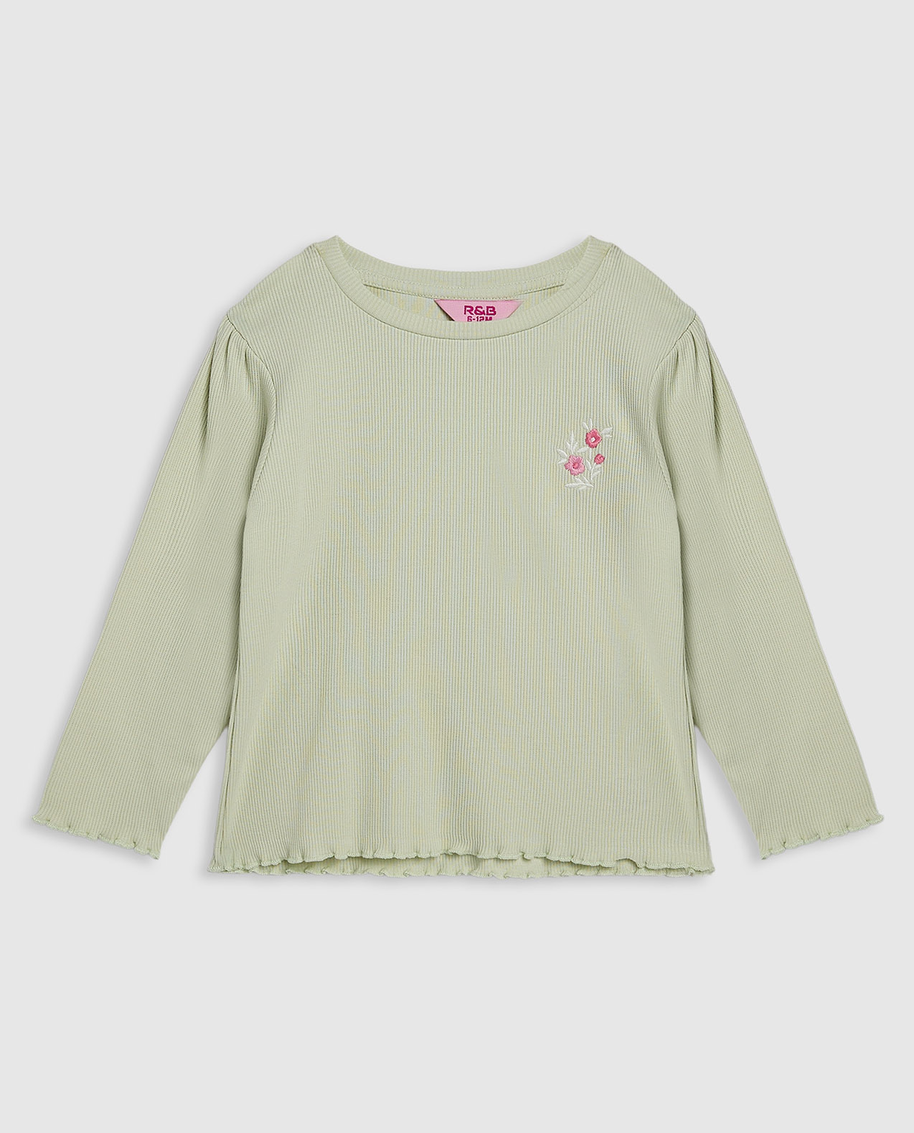 2 Pack Printed Tops with Long Sleeves