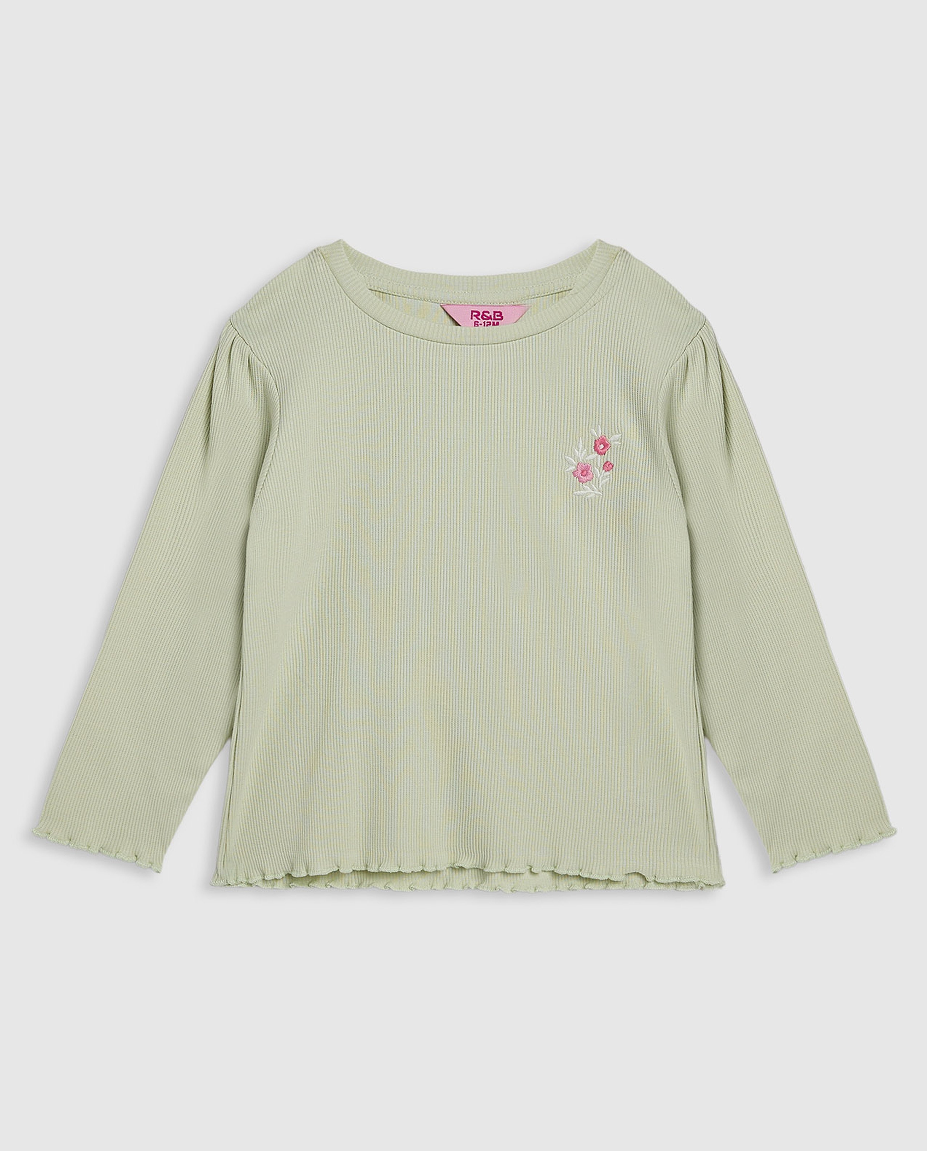 2 Pack Printed Tops with Long Sleeves