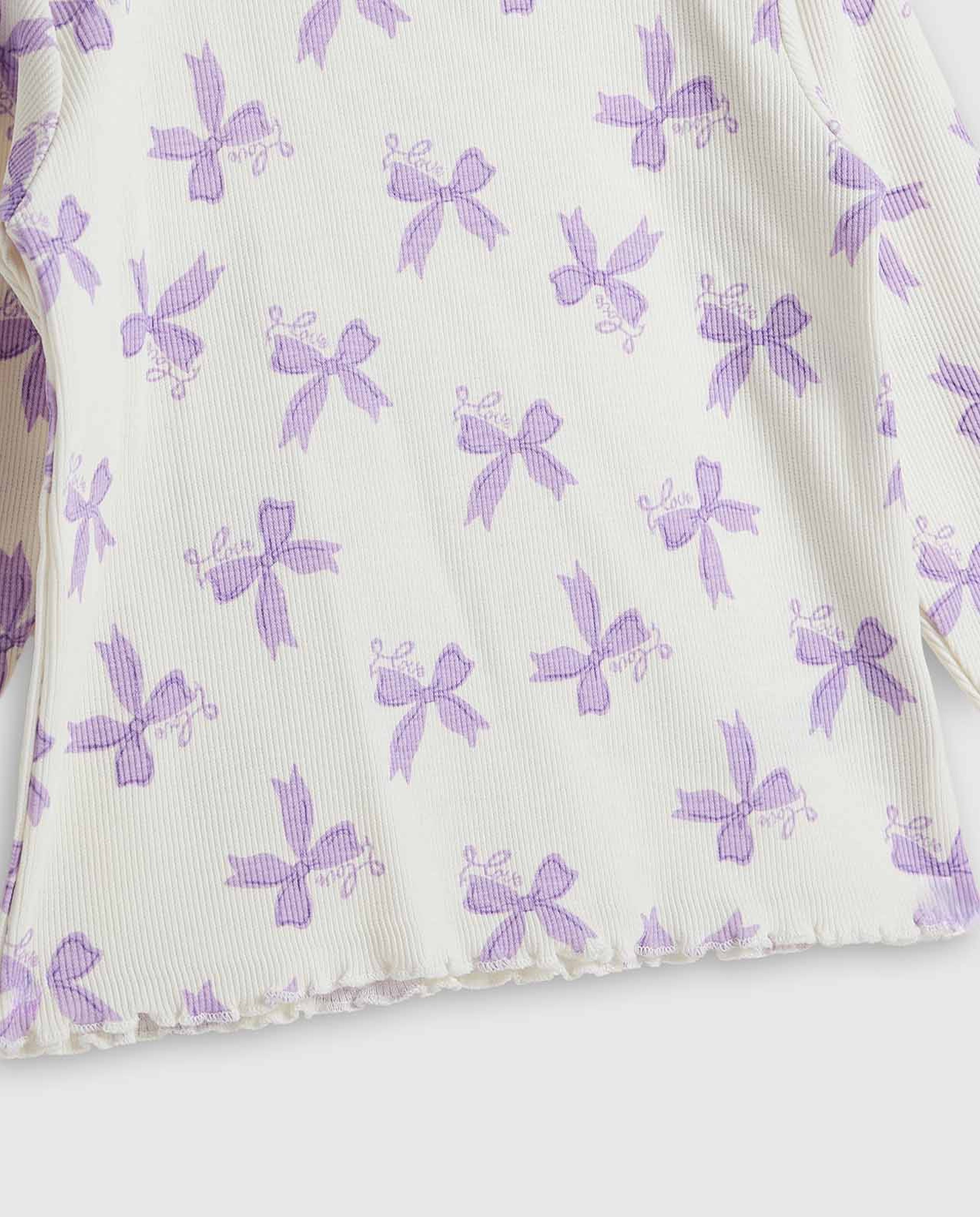 2 Pack Printed Tops with Long Sleeves