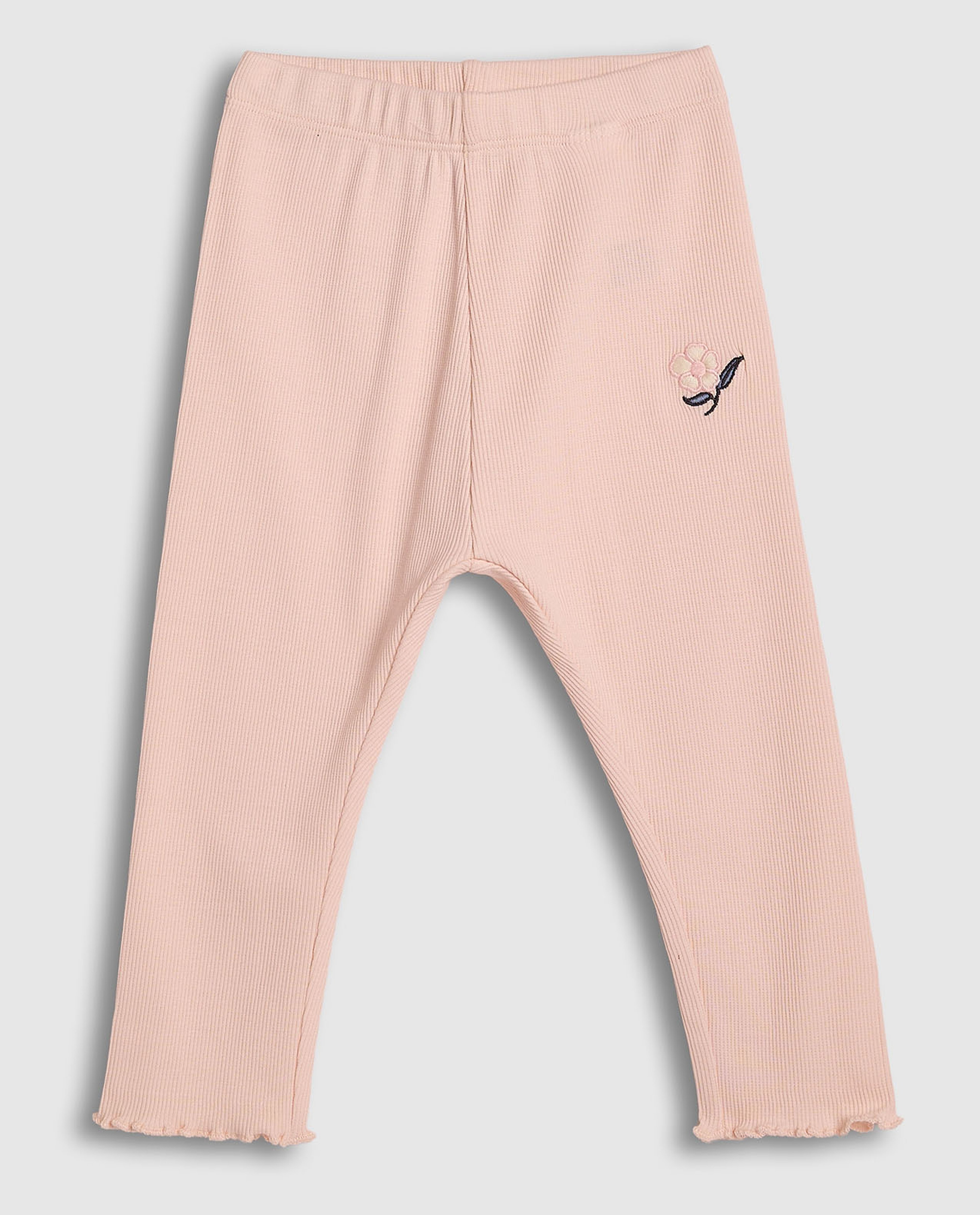 2 Pack Printed Leggings with Elastic Waist