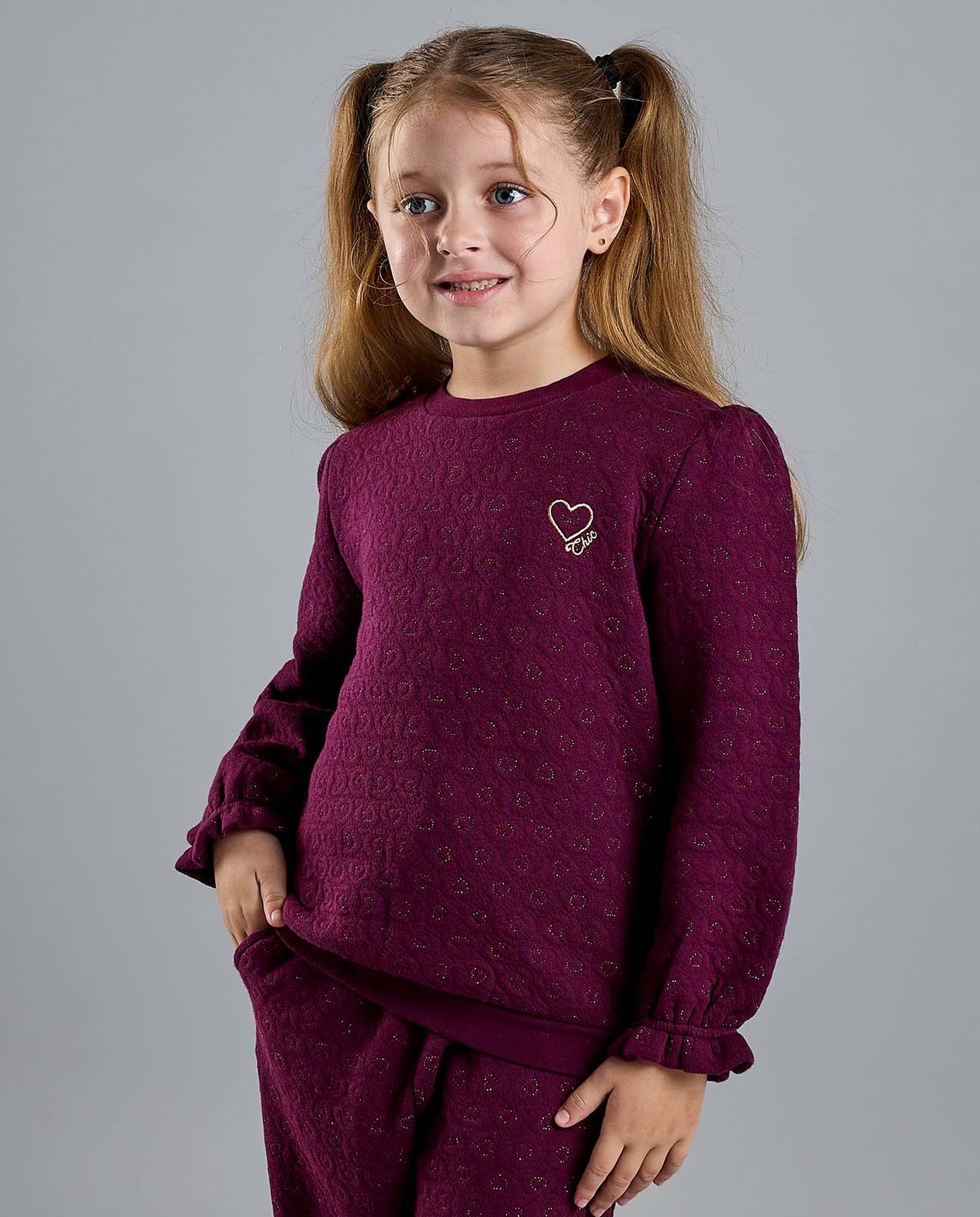 Embroidered Clothing Set