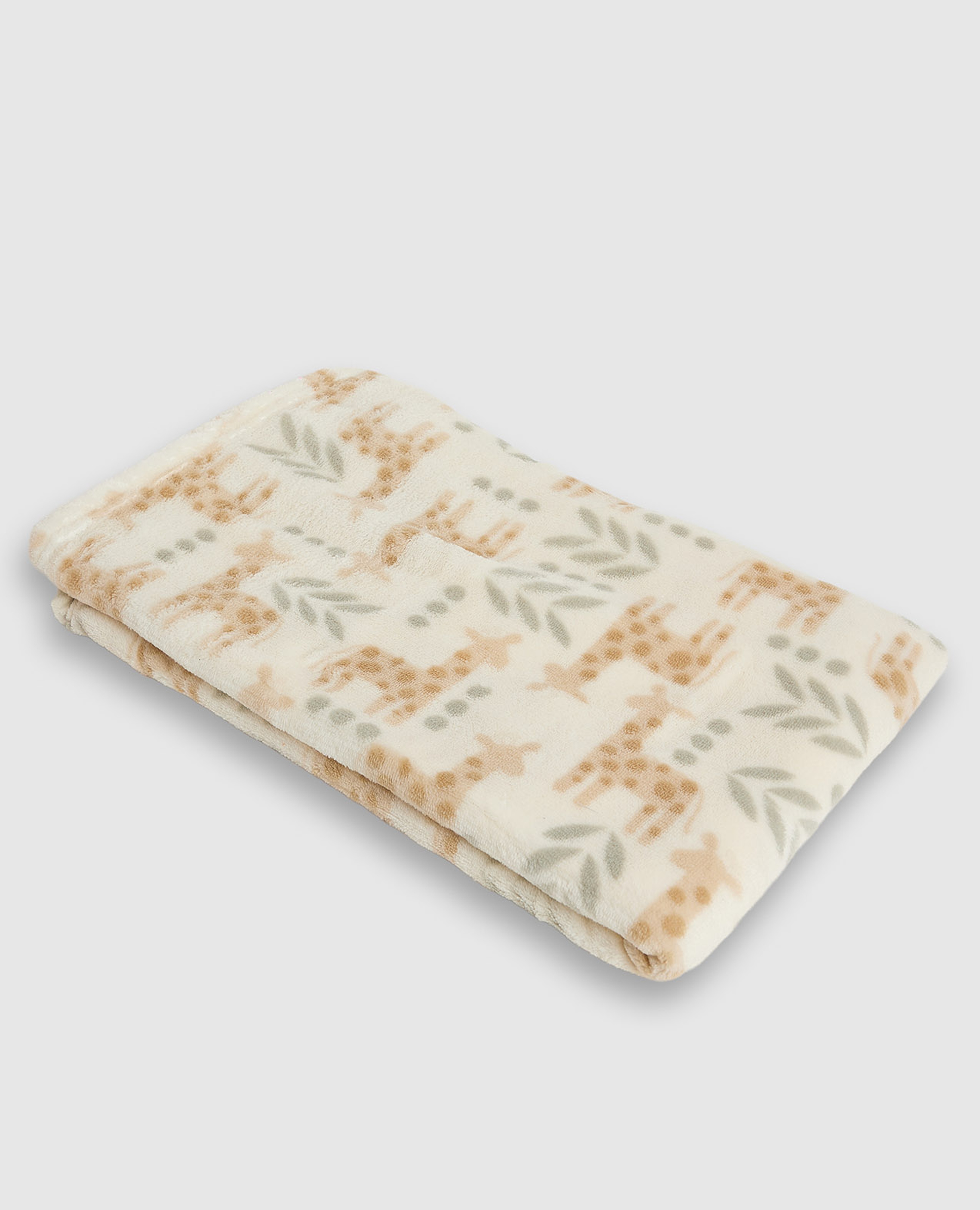 بطانية بطبعة لحديثي الولادة