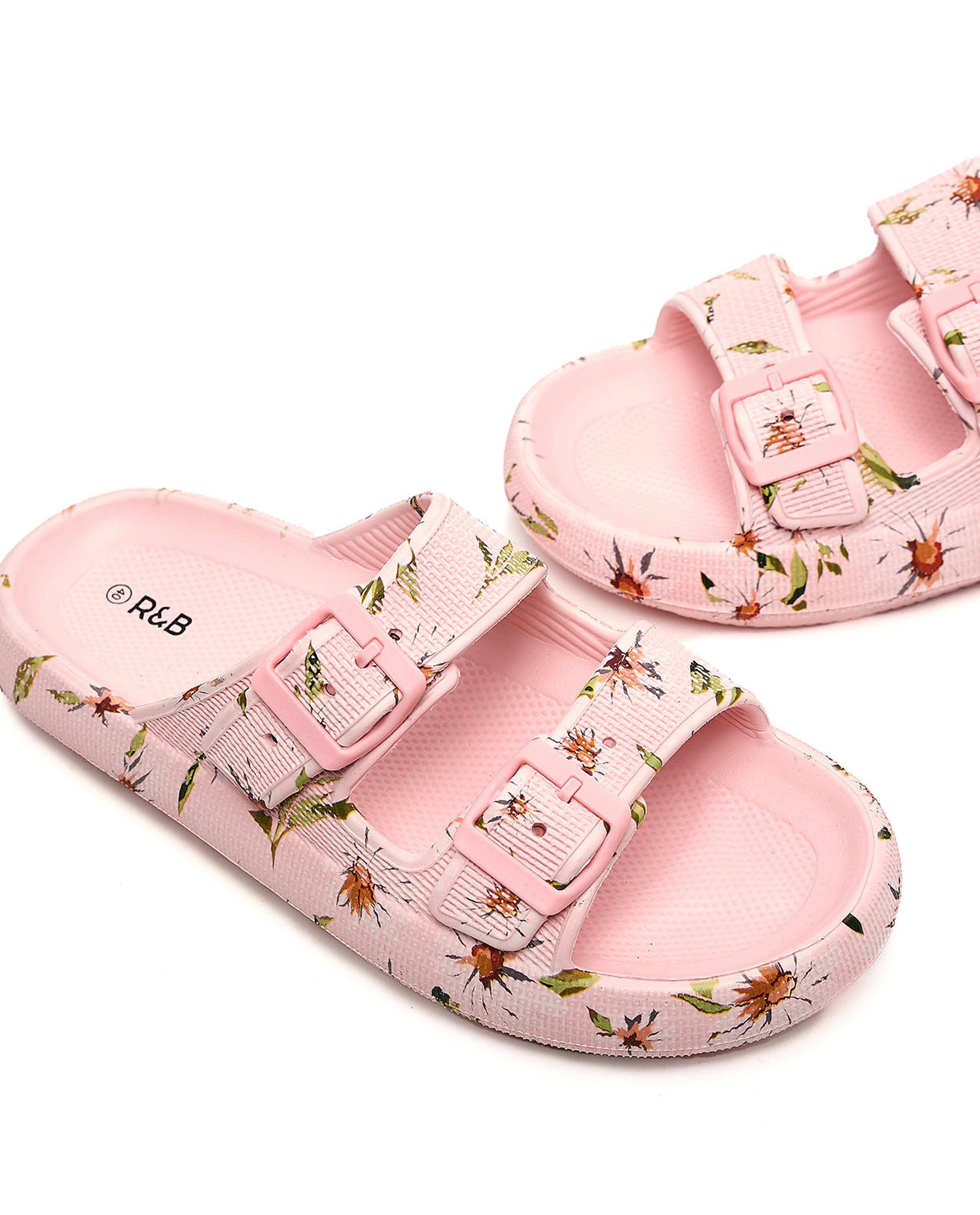 Floral Print Slides