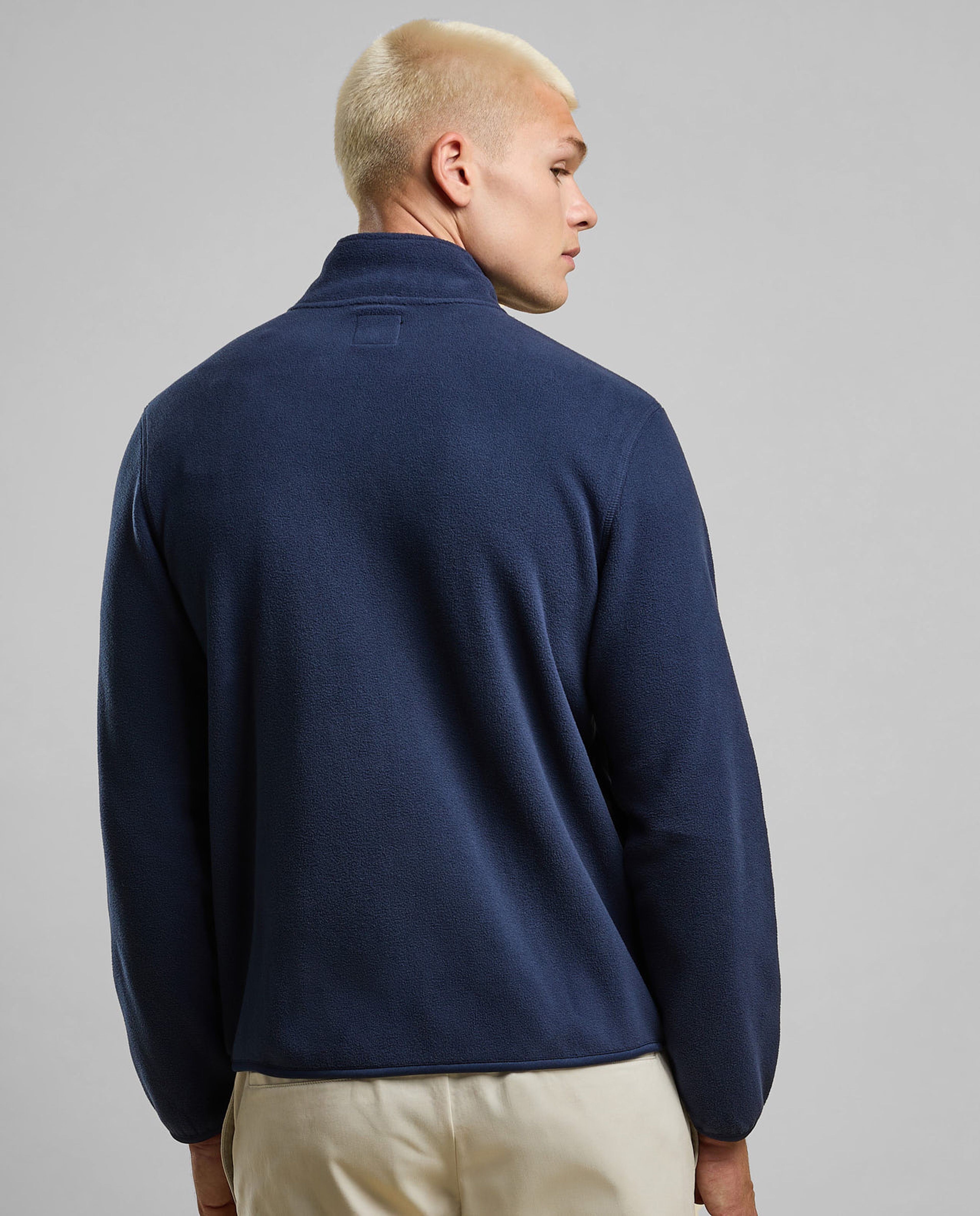 Solid Jacket with Zipper Closure