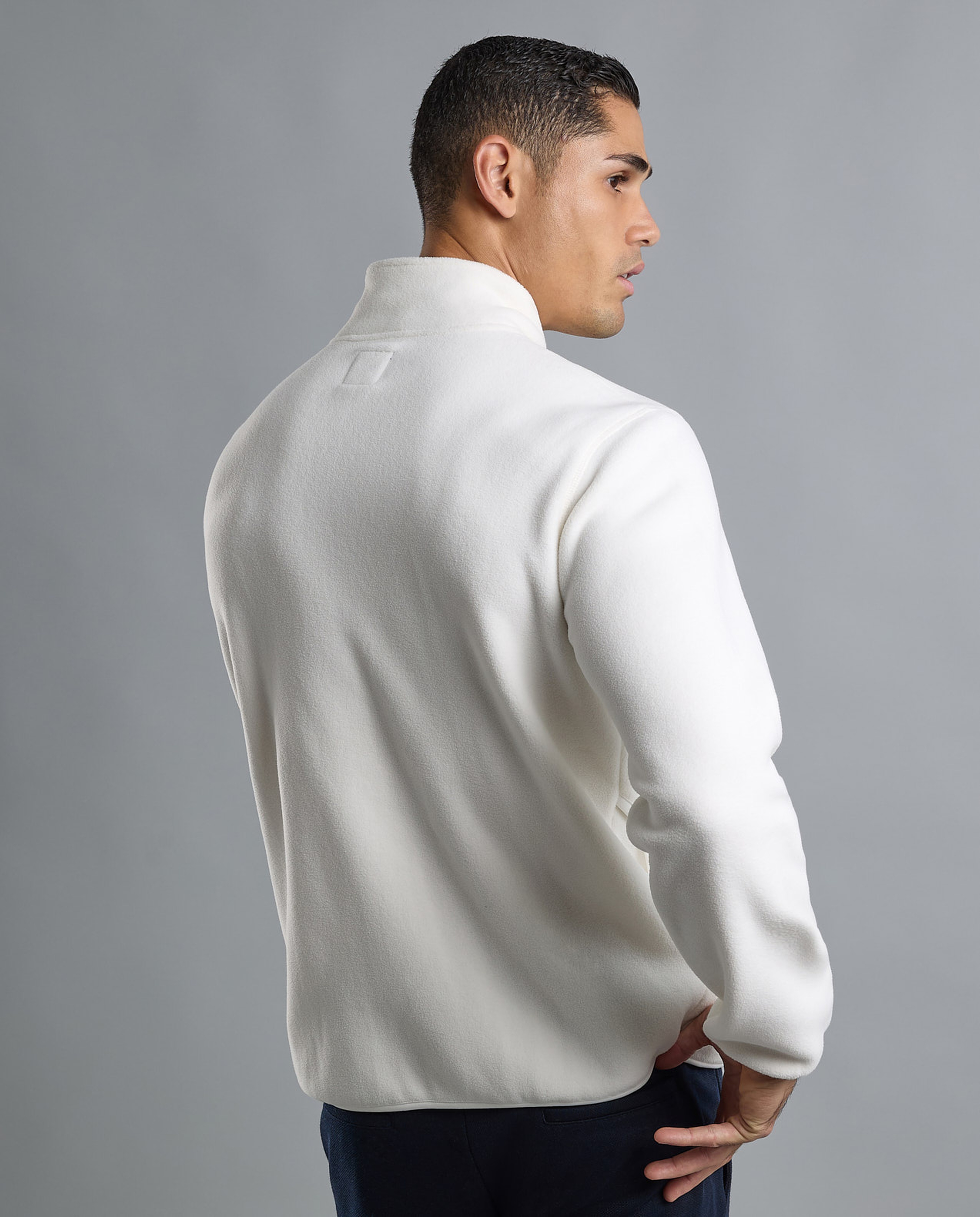 Solid Jacket with Zipper Closure