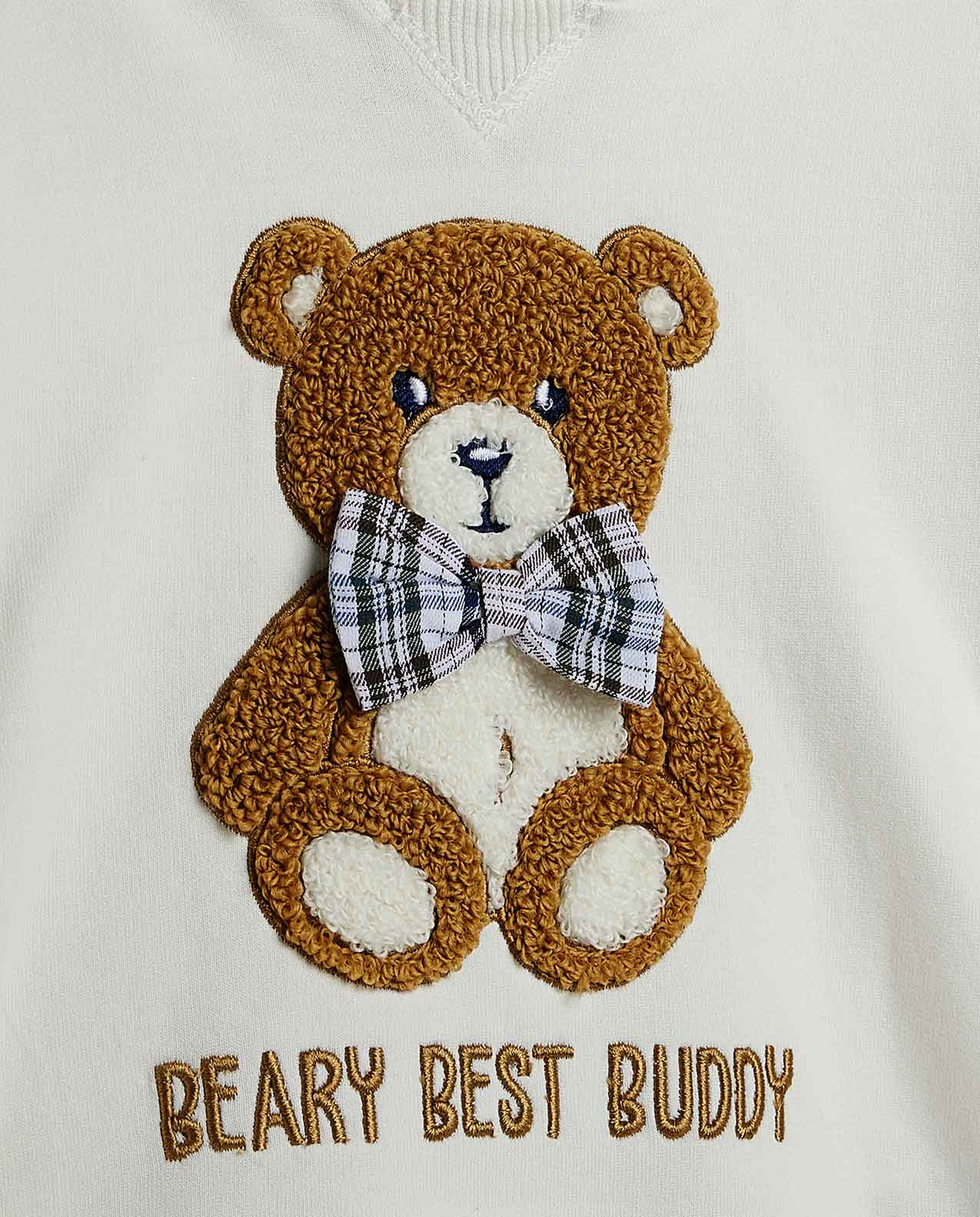 Embroidered Hoodie with Long Sleeves