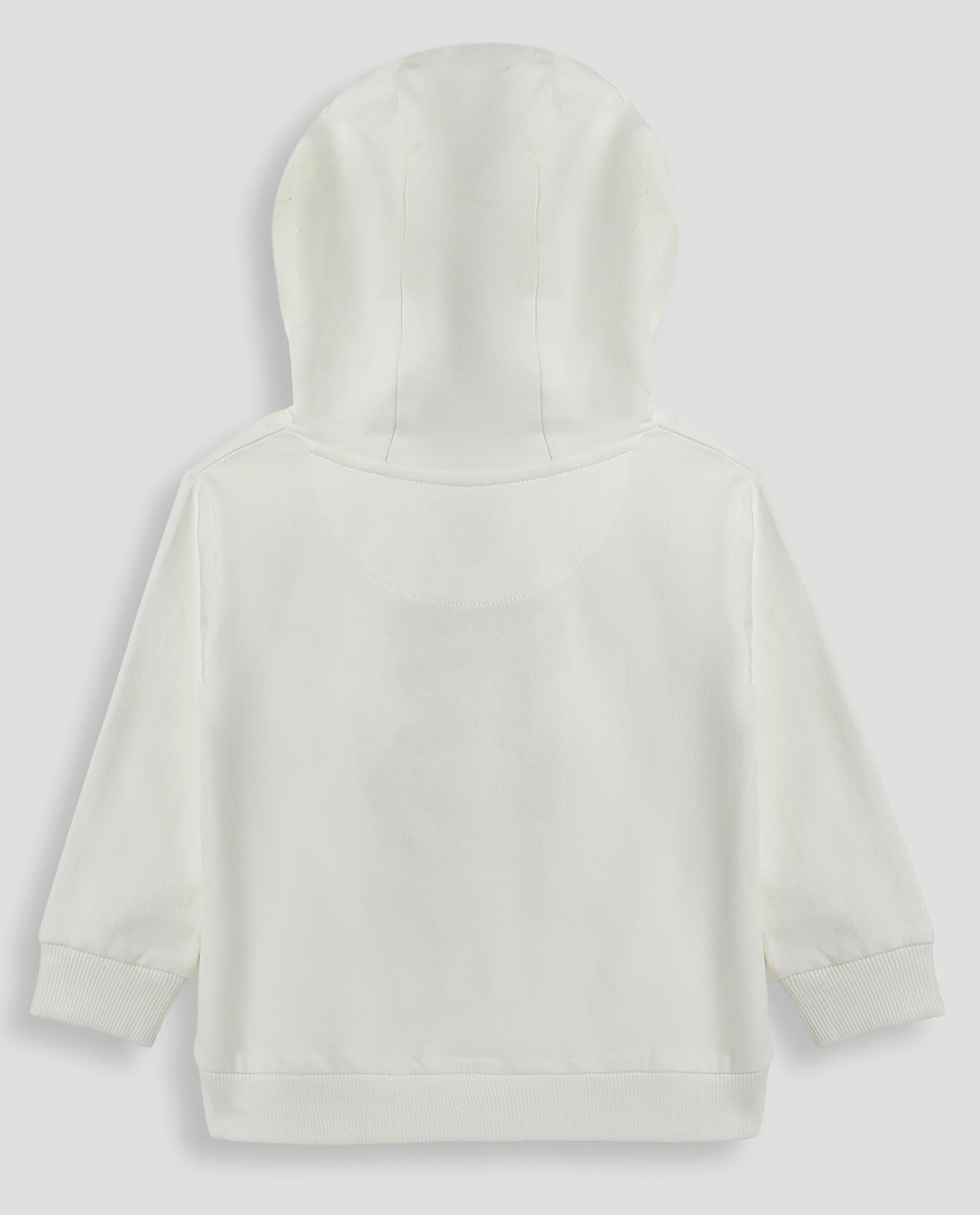 Embroidered Hoodie with Long Sleeves