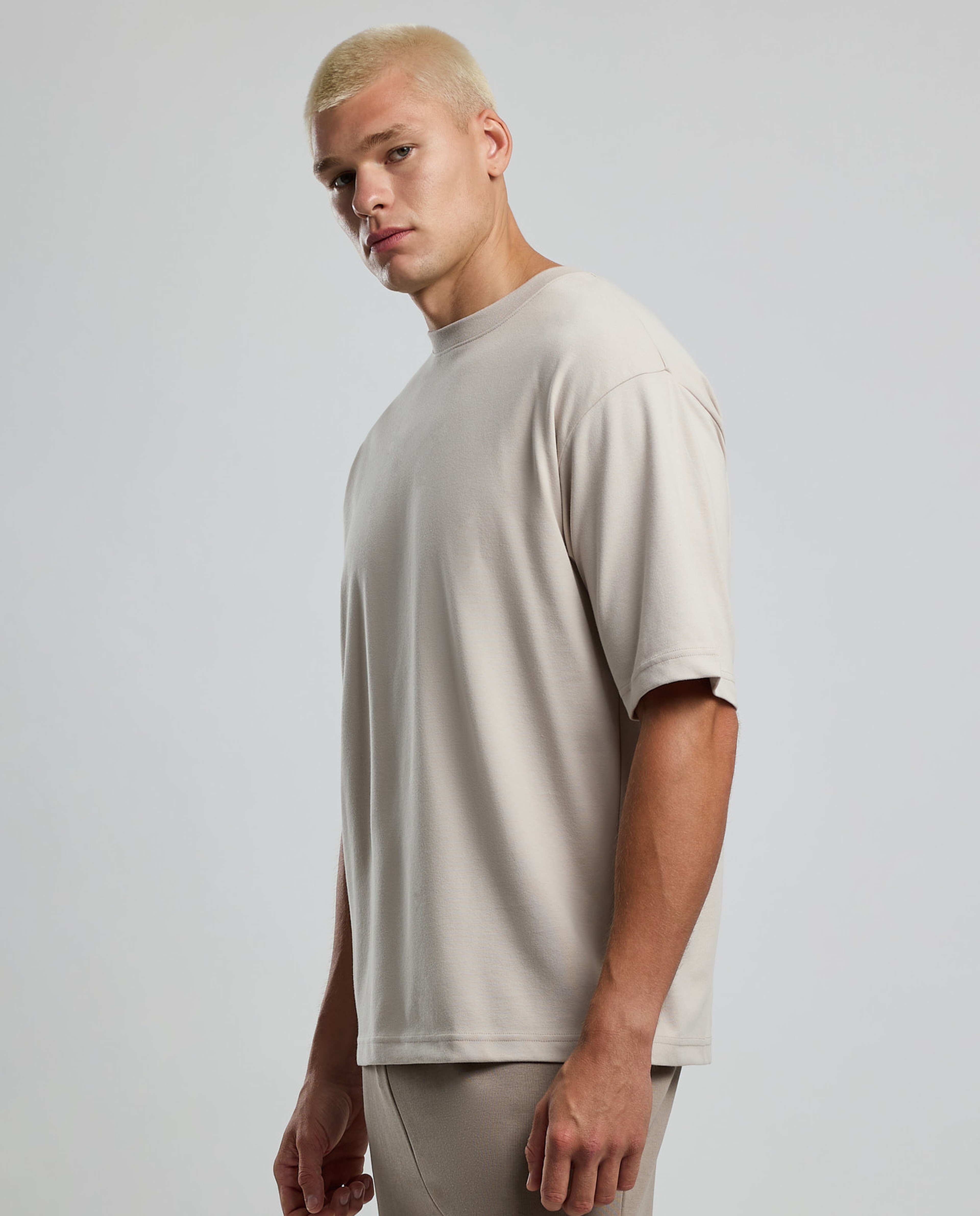 Printed T-Shirt with Crew Neck and Short Sleeves