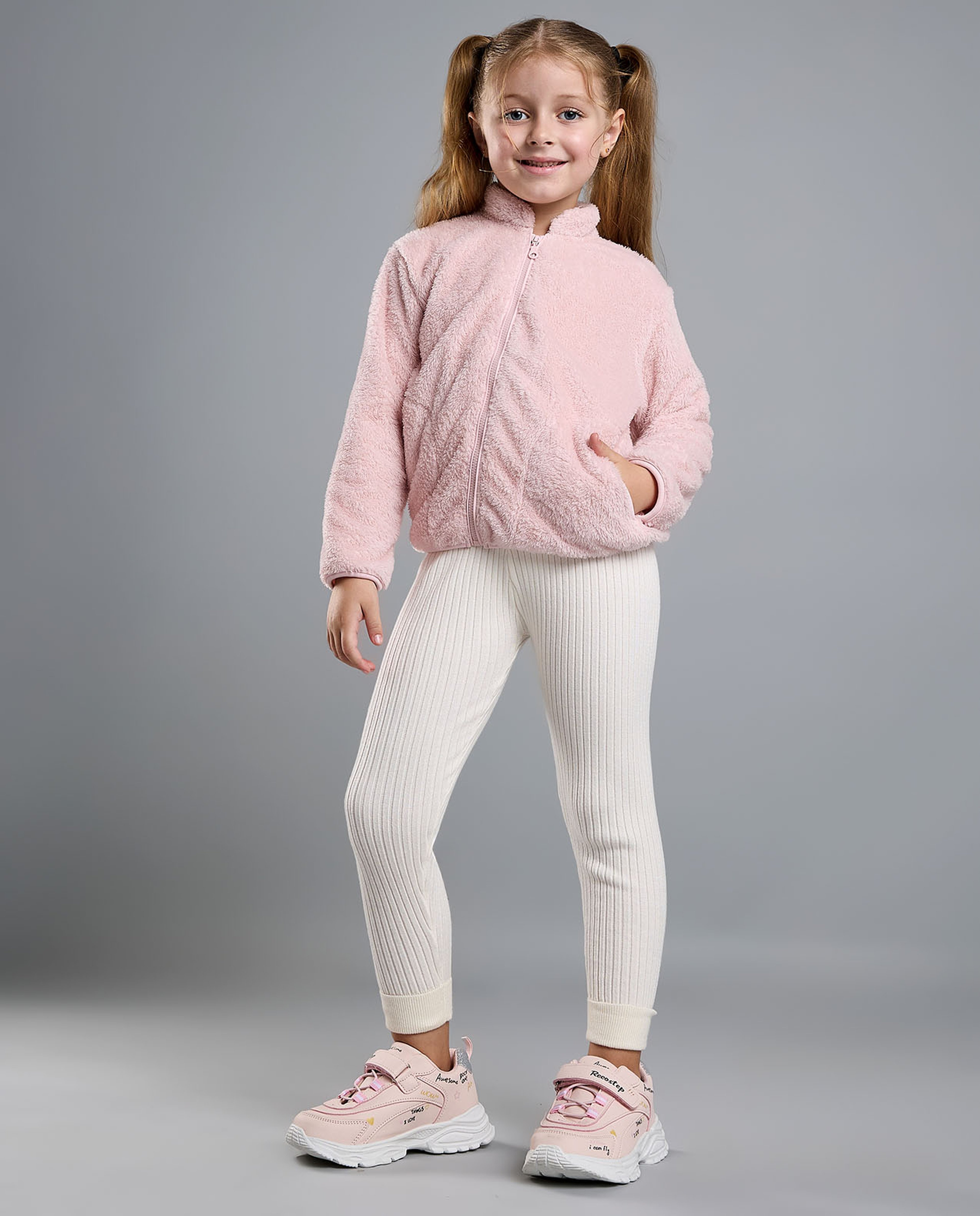 Sherpa Jacket with Zipper Closure