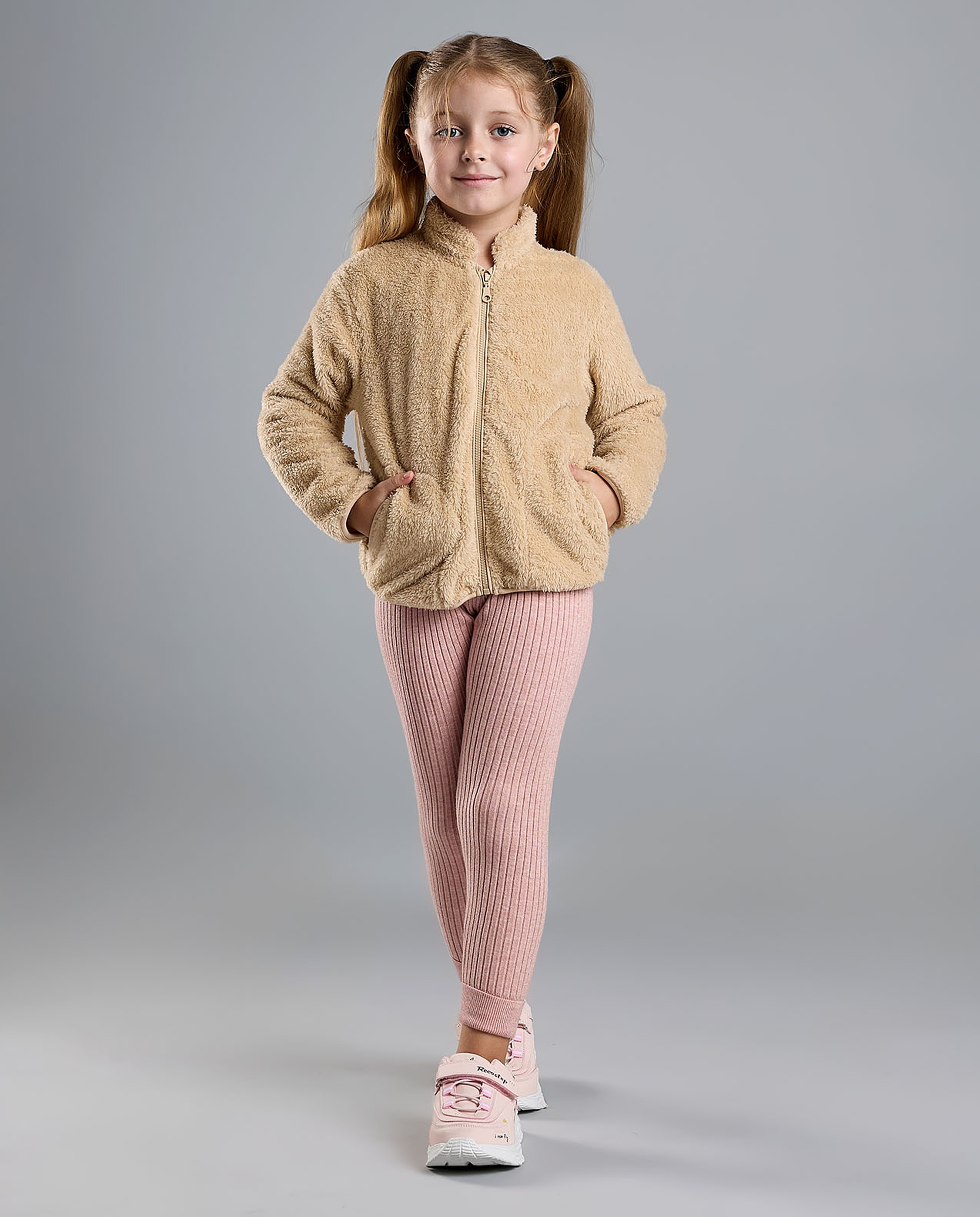 Sherpa Jacket with Zipper Closure