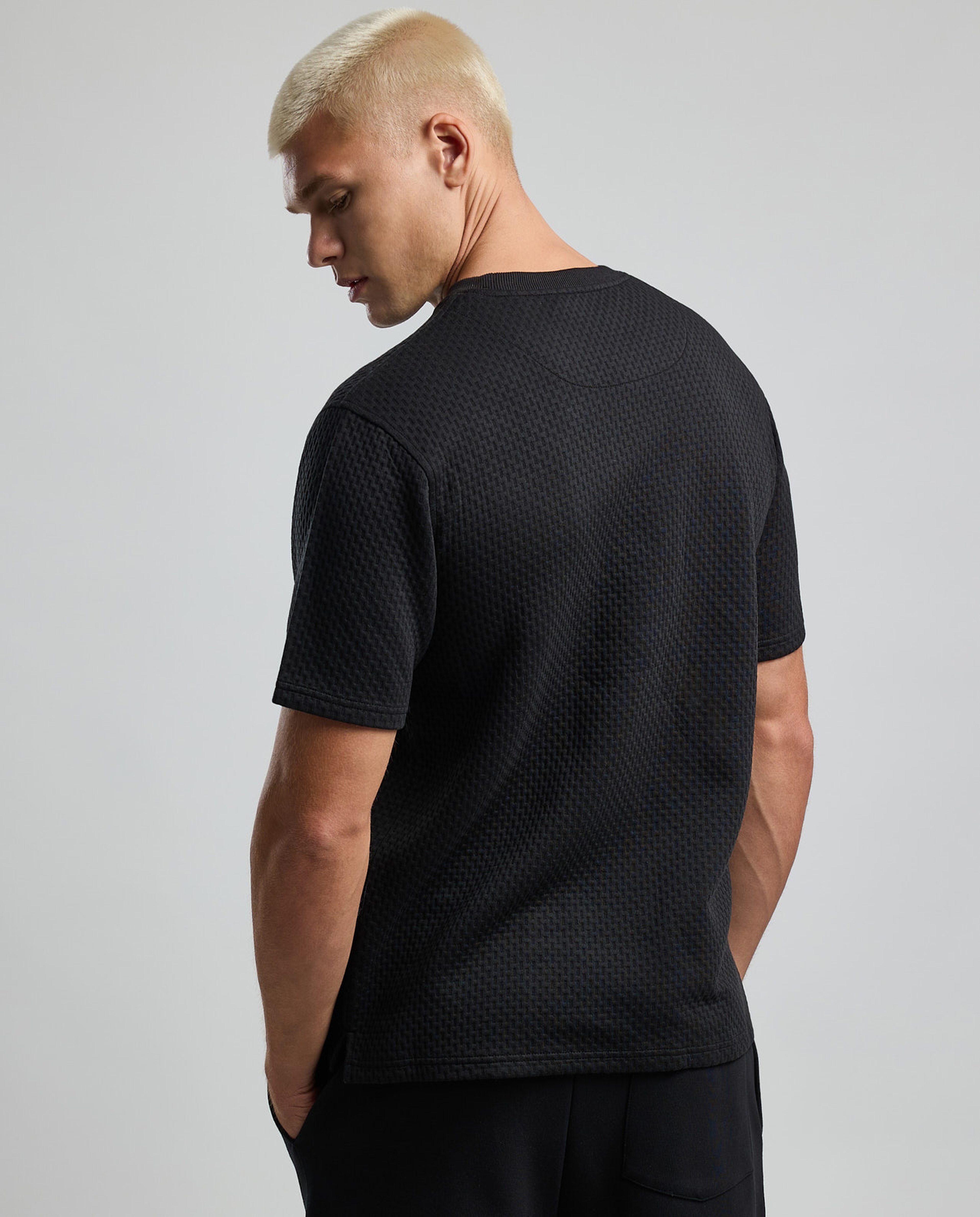 Printed T-Shirt with Crew Neck and Short Sleeves