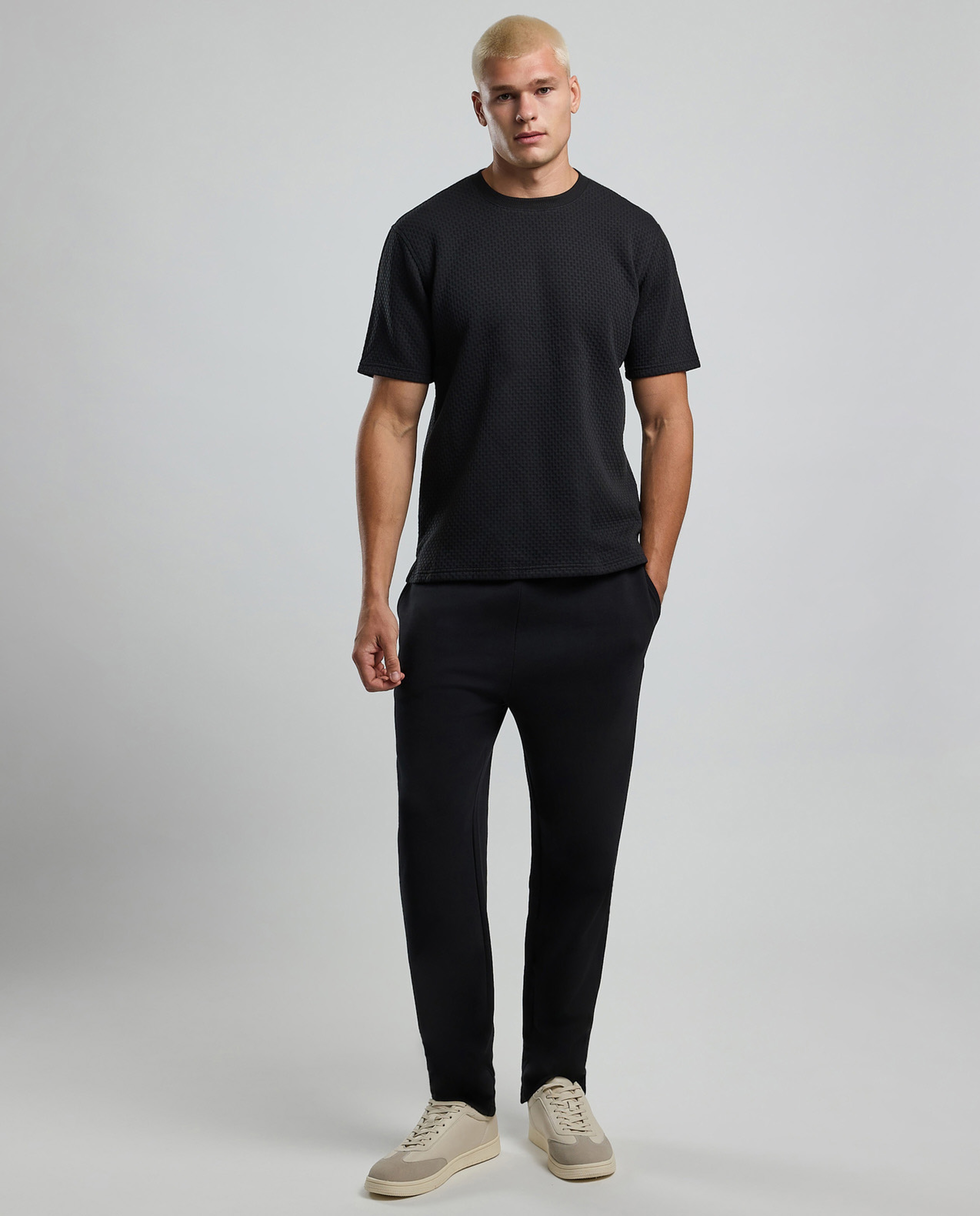 Printed T-Shirt with Crew Neck and Short Sleeves