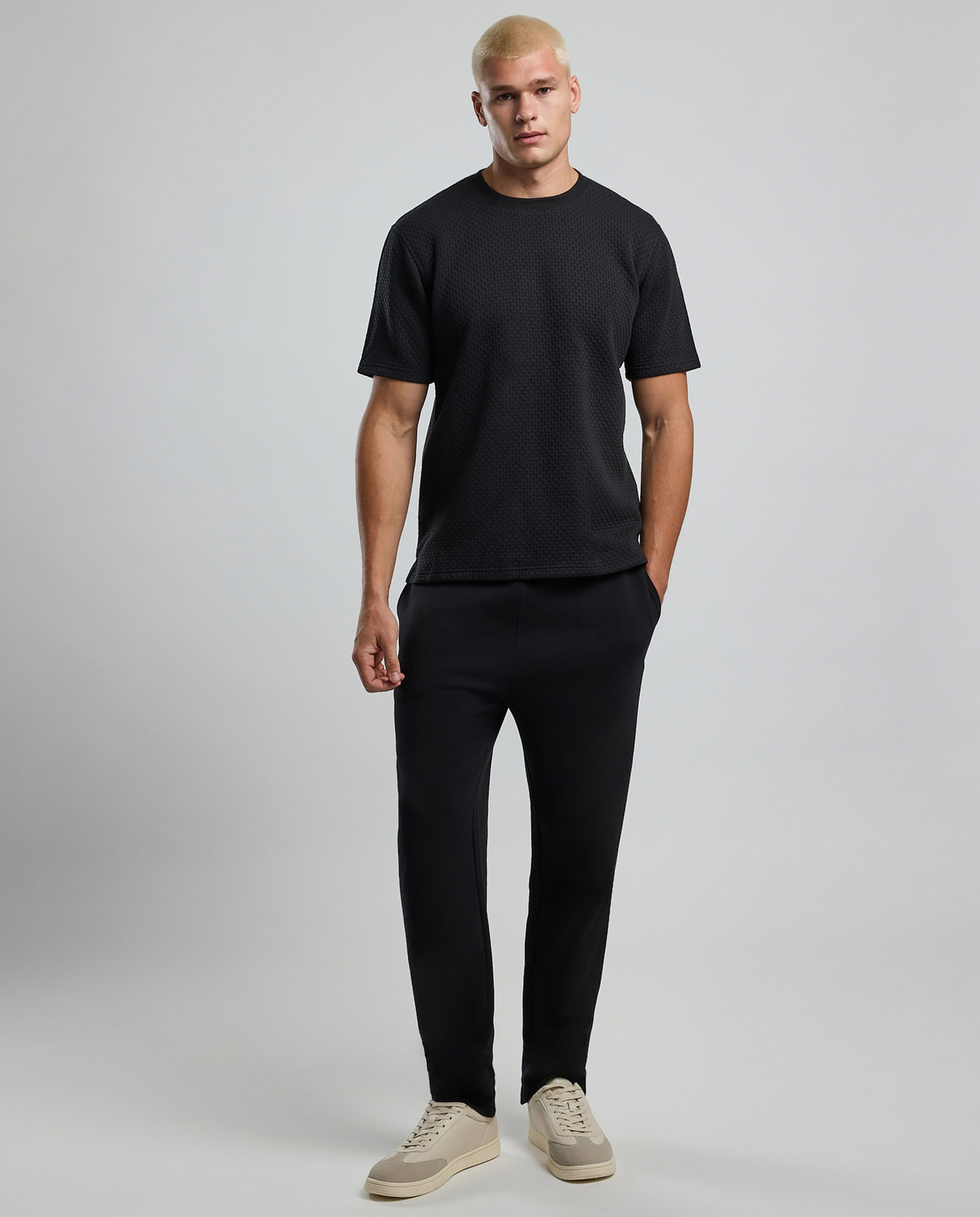 Printed T-Shirt with Crew Neck and Short Sleeves