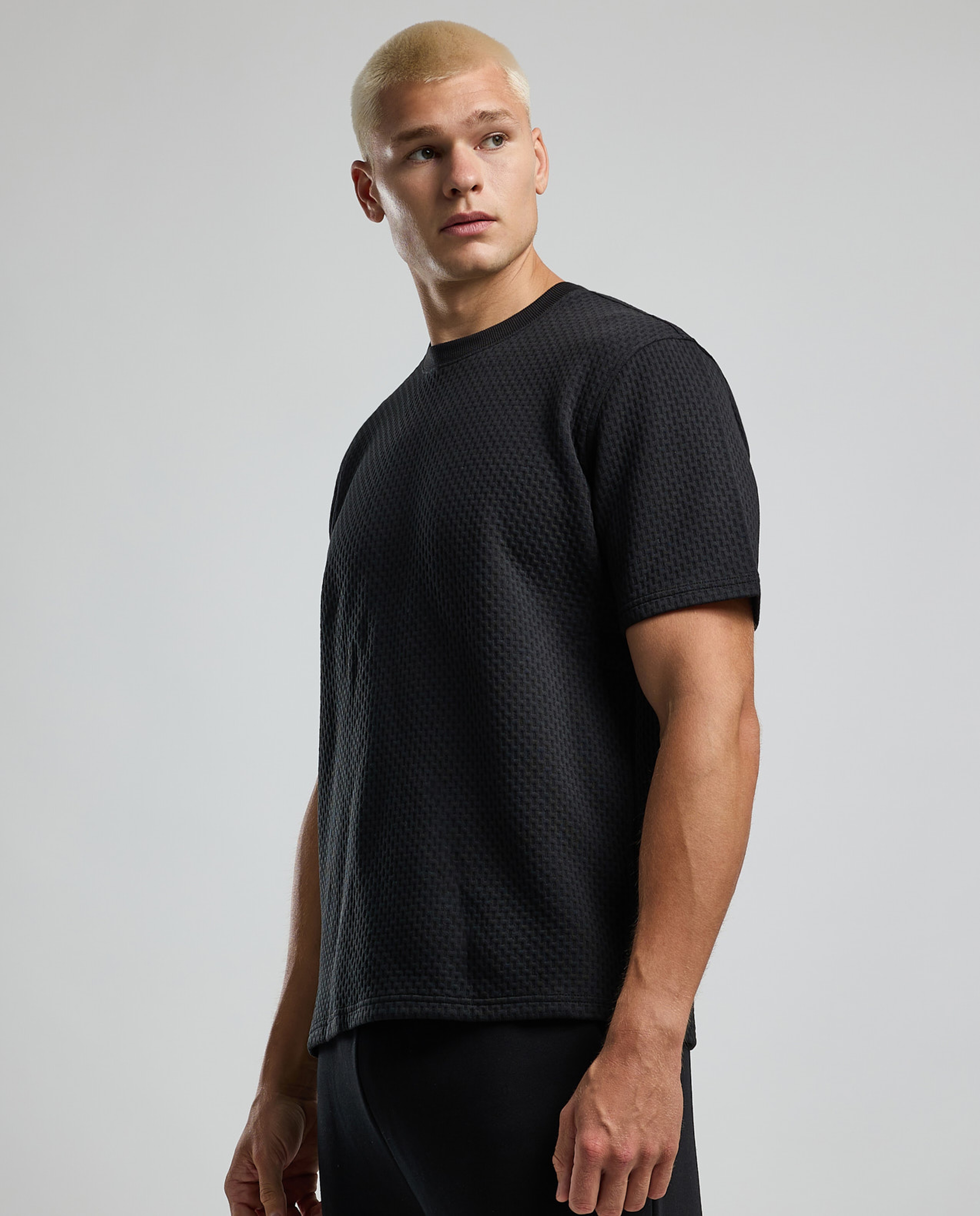 Printed T-Shirt with Crew Neck and Short Sleeves