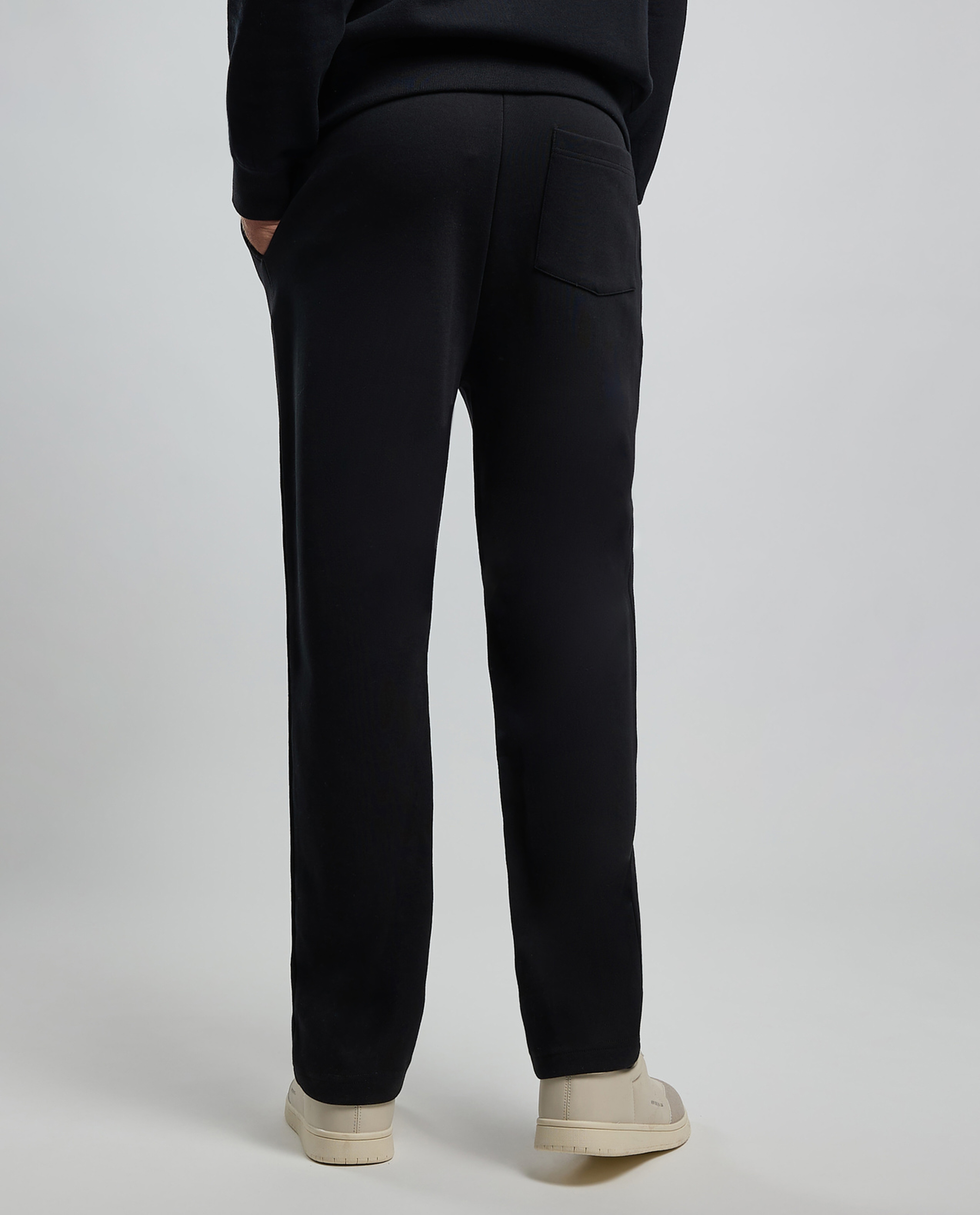 Solid Sweatpants with Drawstring Waist