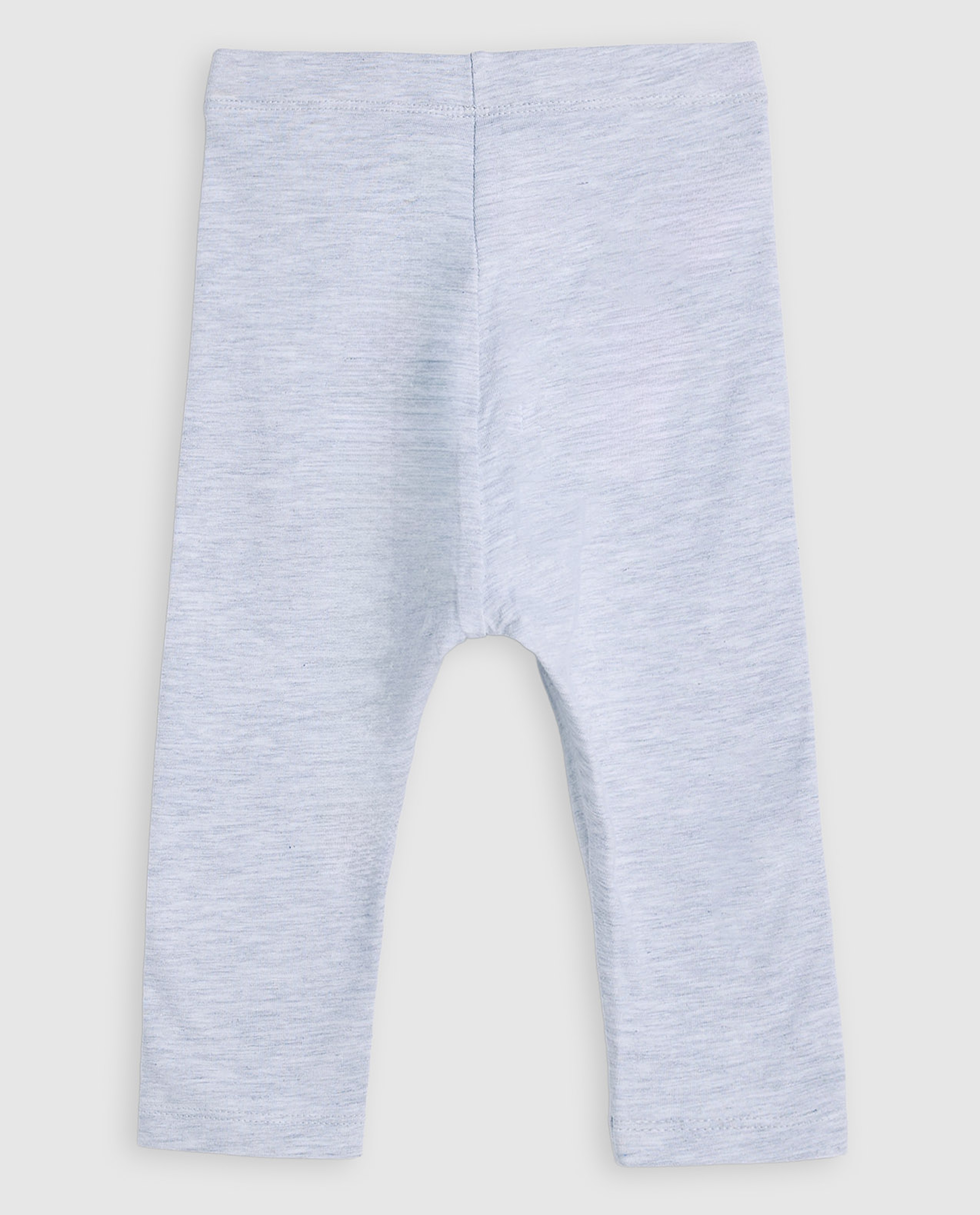 Solid Leggings with Elastic Waist