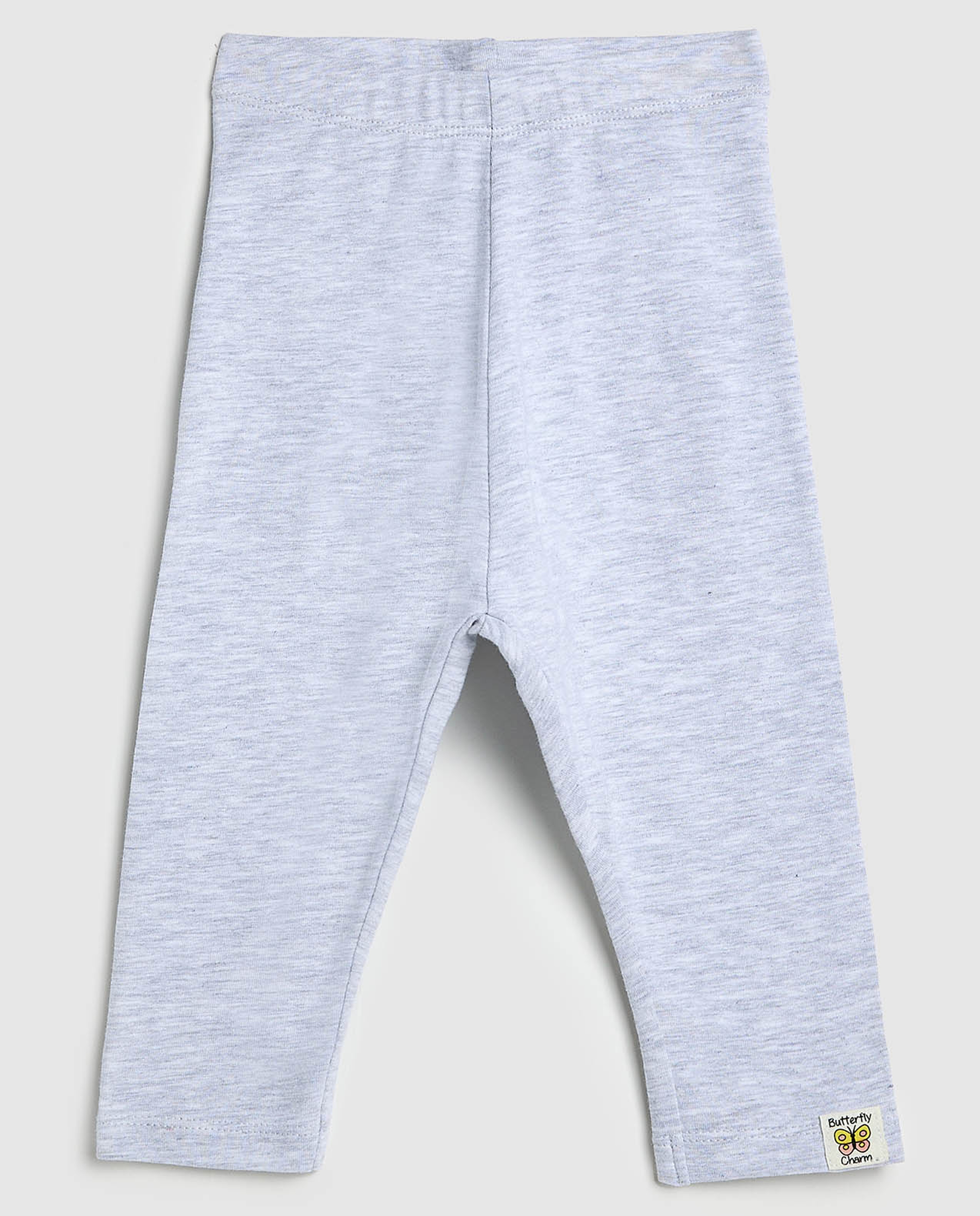 Solid Leggings with Elastic Waist