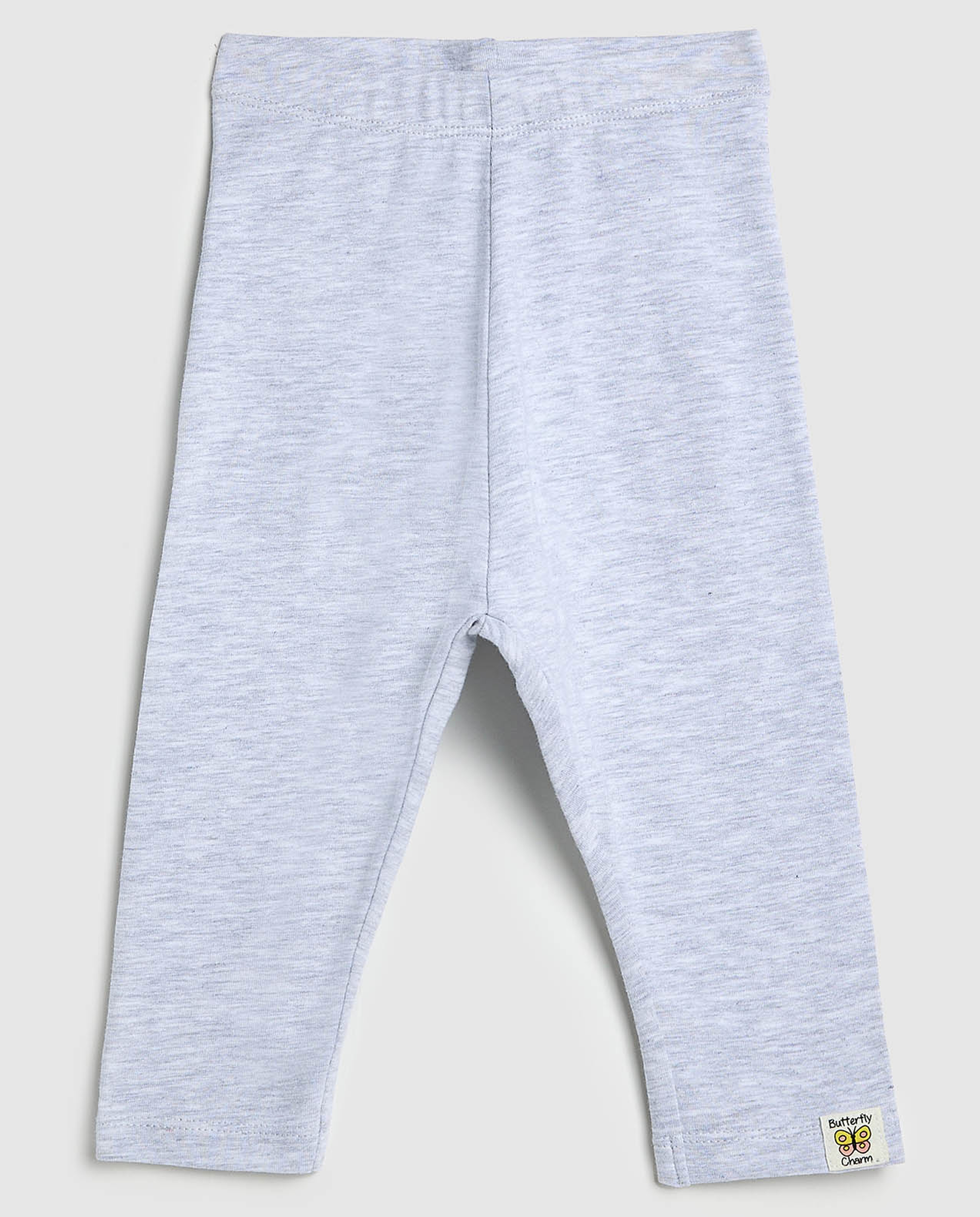 Solid Leggings with Elastic Waist