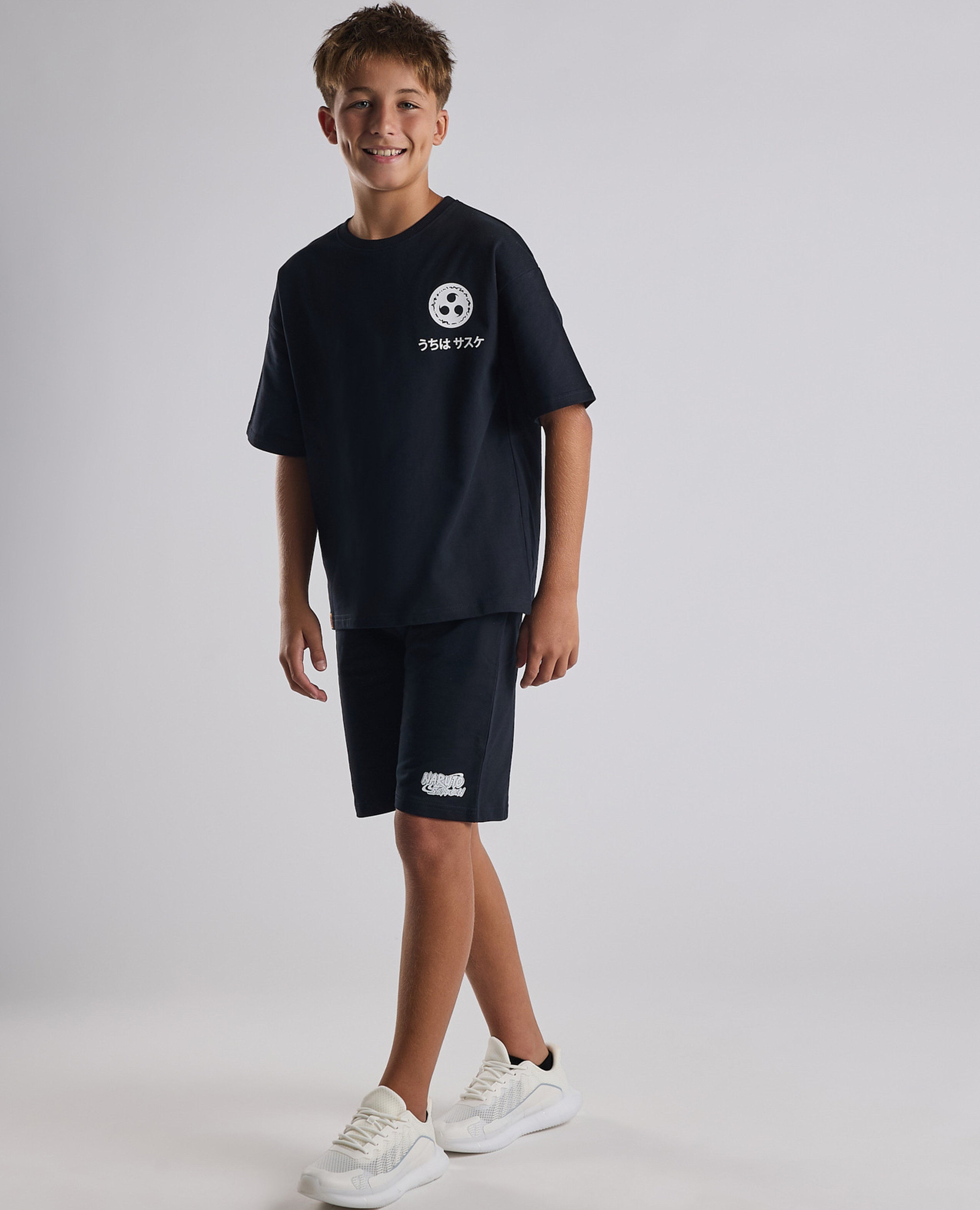 طقم تيشيرت وشورت بطبعة