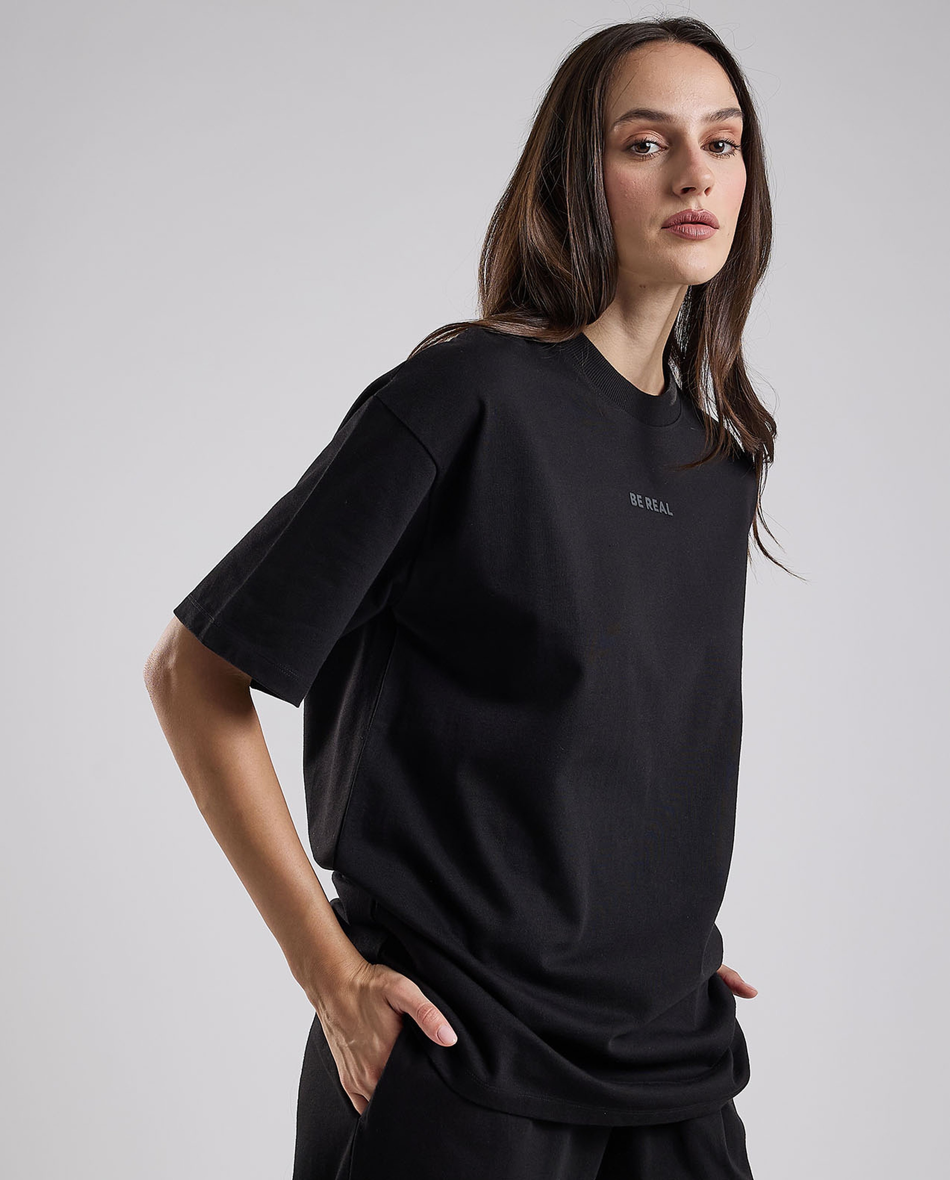 Print Detail Oversized Co-Ord Set