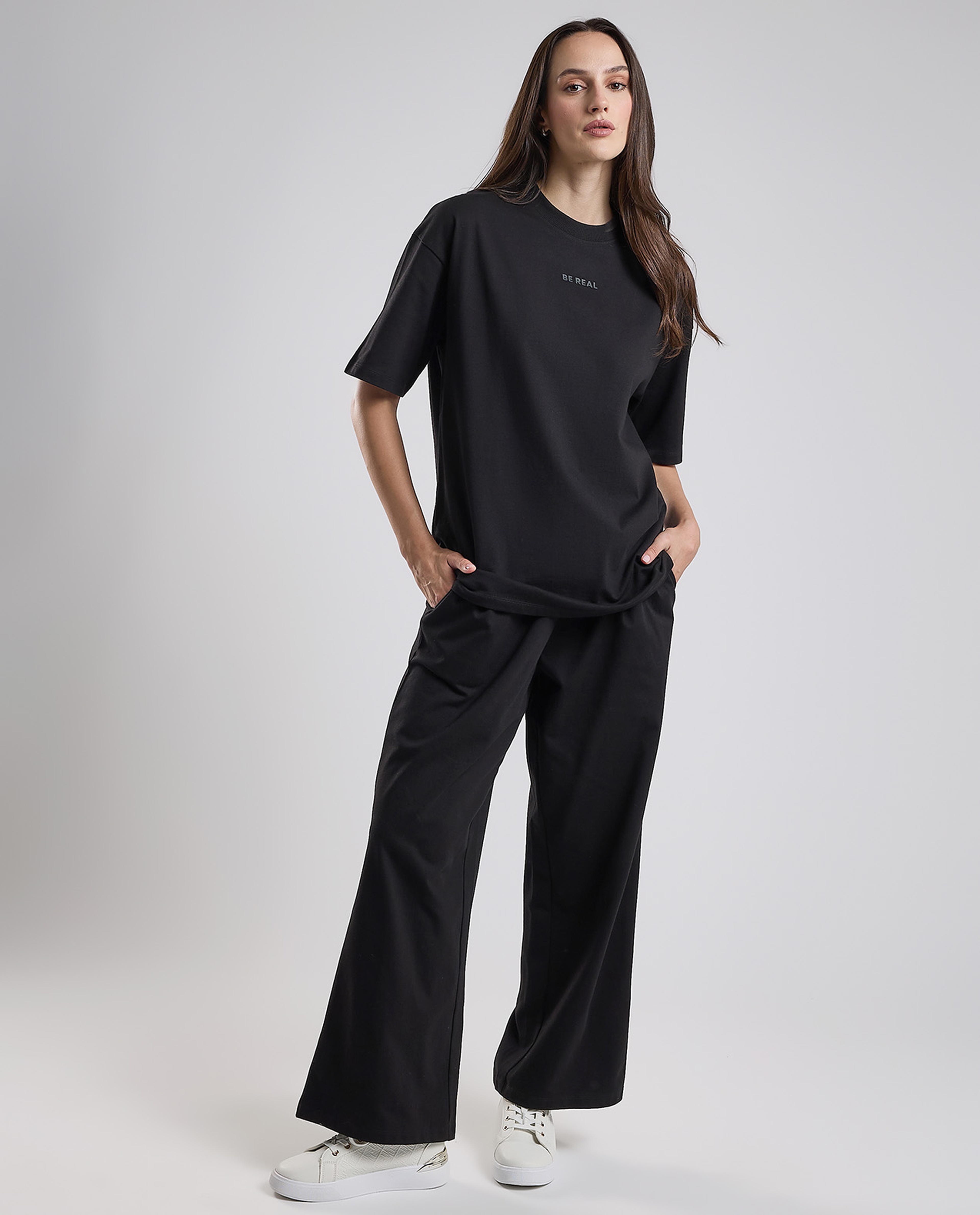 Print Detail Oversized Co-Ord Set