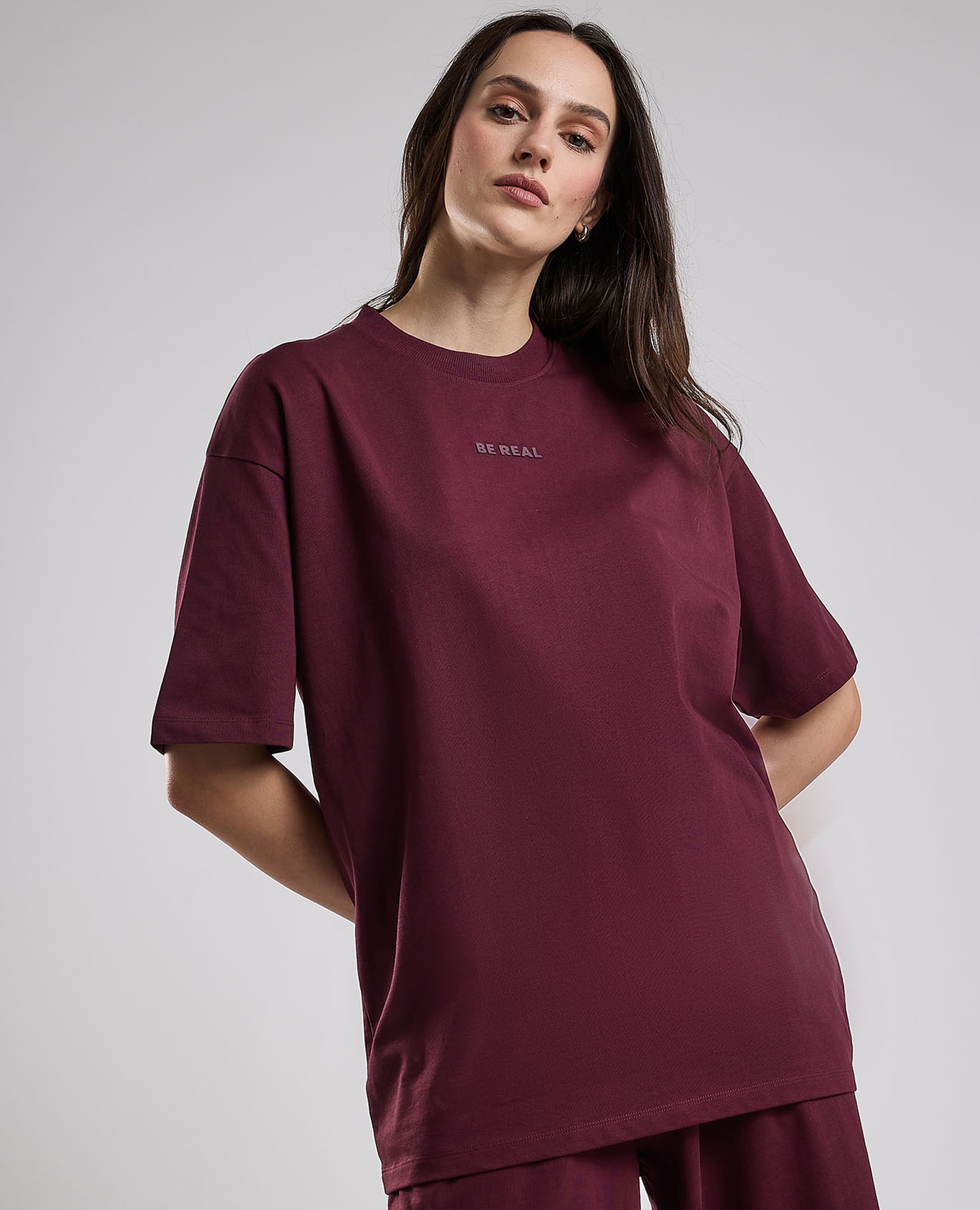 Print Detail Oversized Co-Ord Set