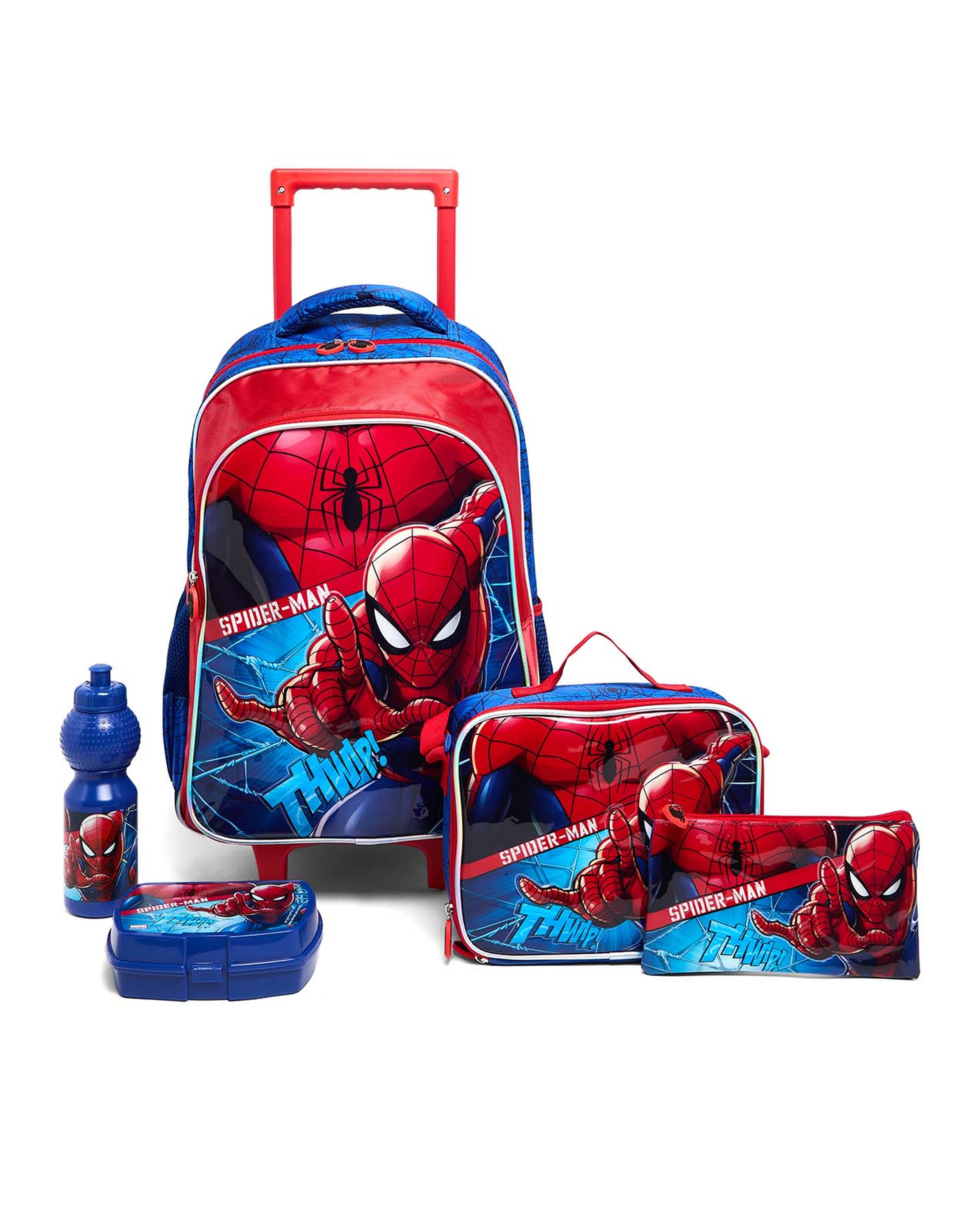 Spider-Man 18" Trolley Backpack Set"