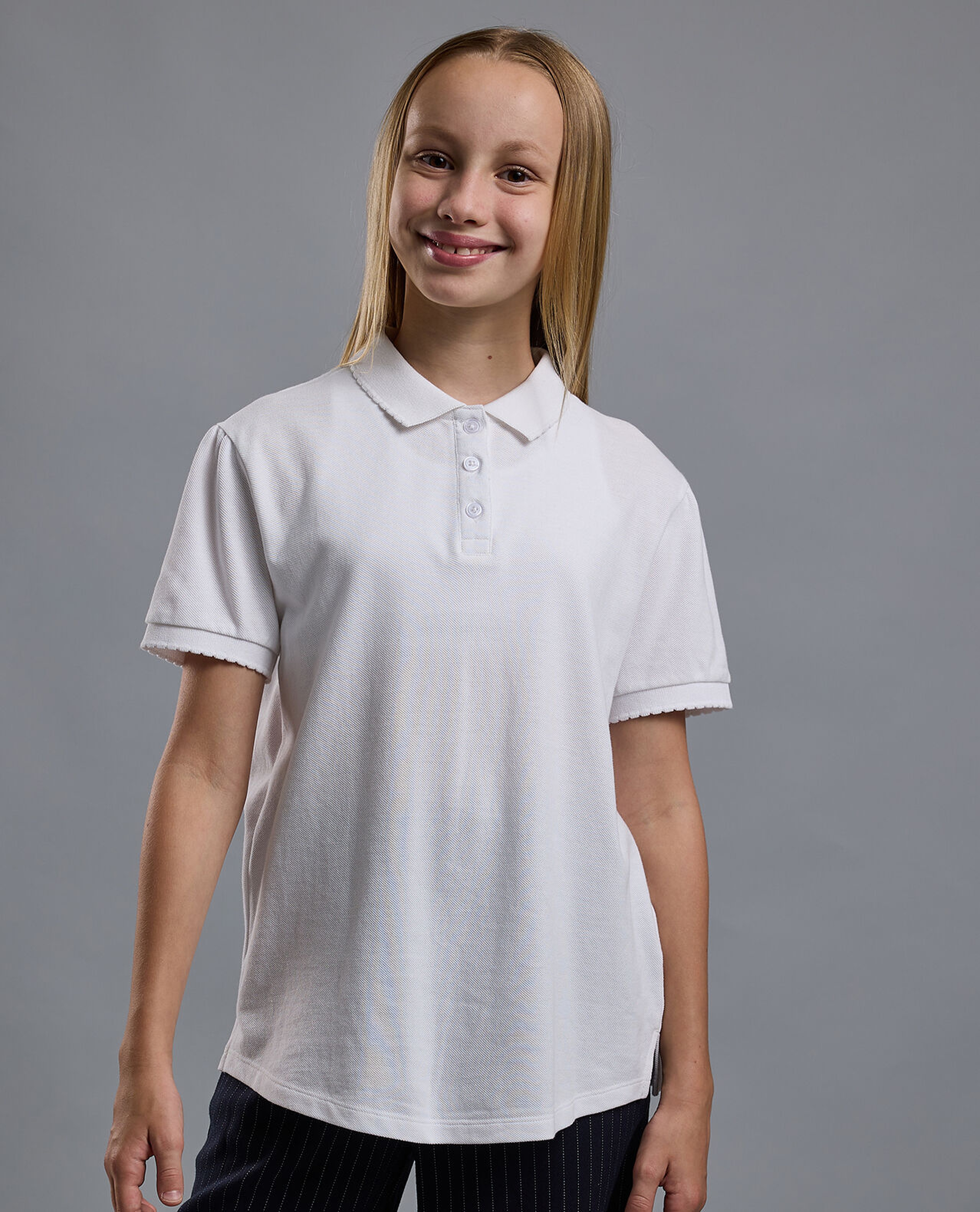 2 Pack Solid Polo T-Shirts with Short Sleeves