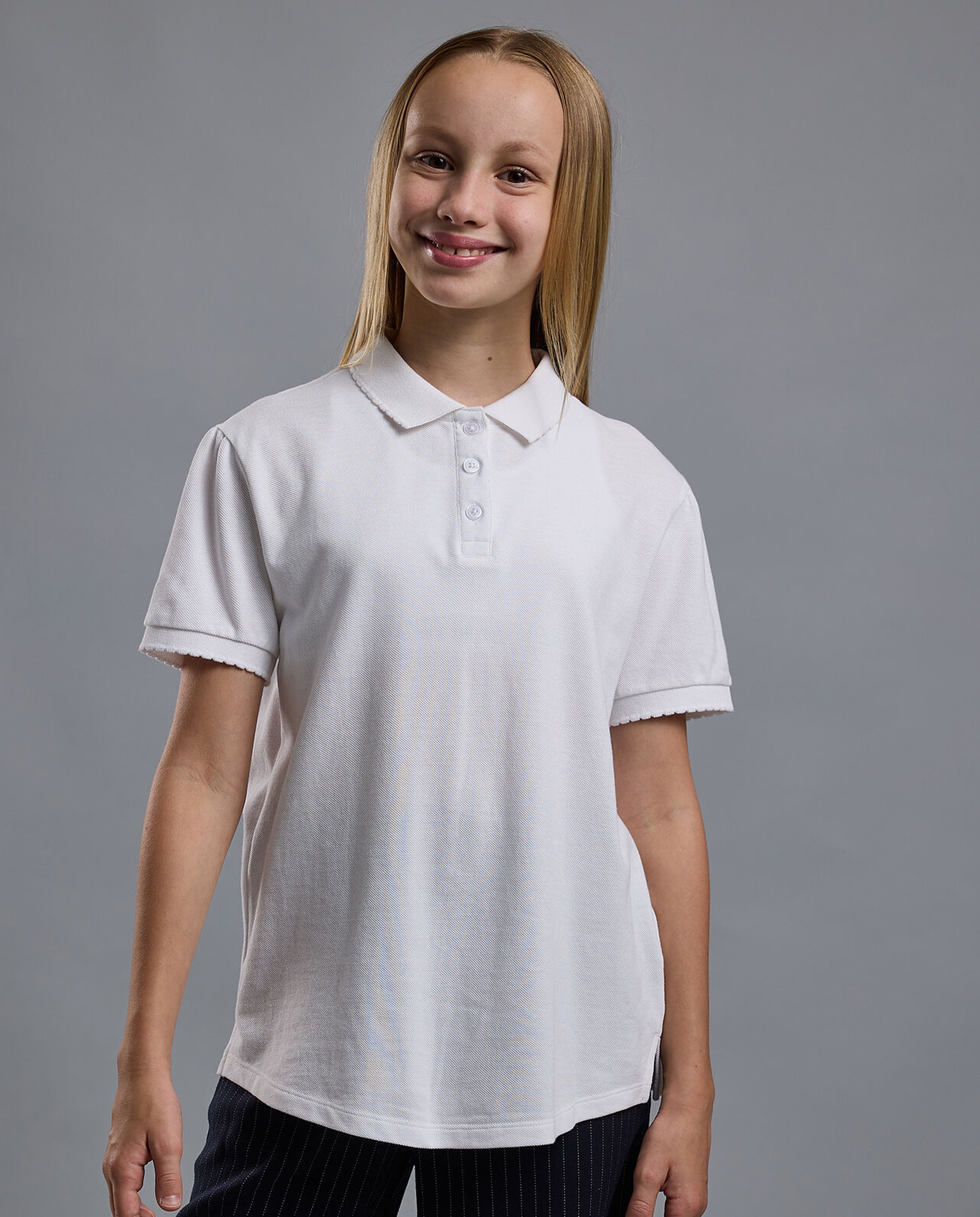 2 Pack Solid Polo T-Shirts with Short Sleeves