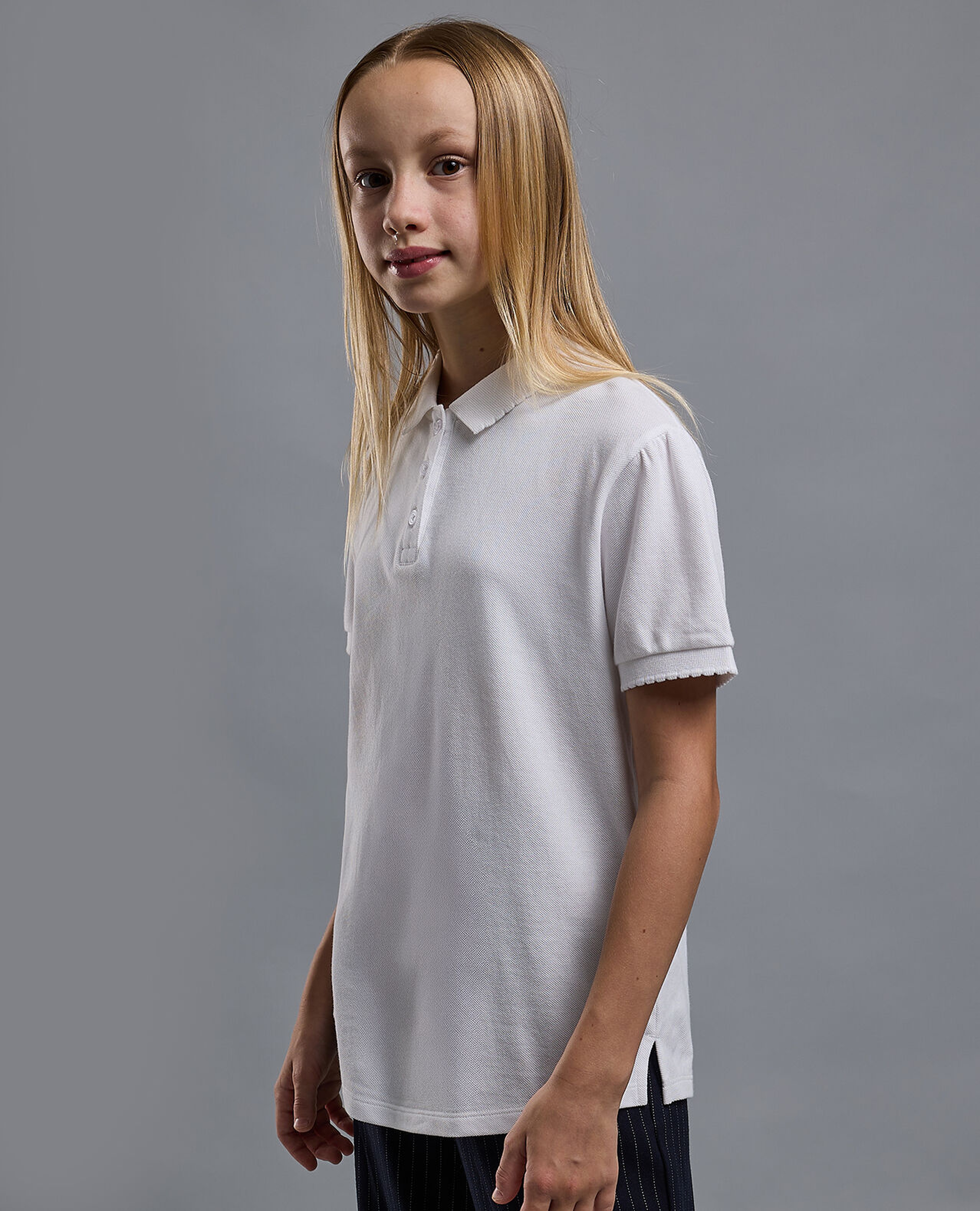 2 Pack Solid Polo T-Shirts with Short Sleeves